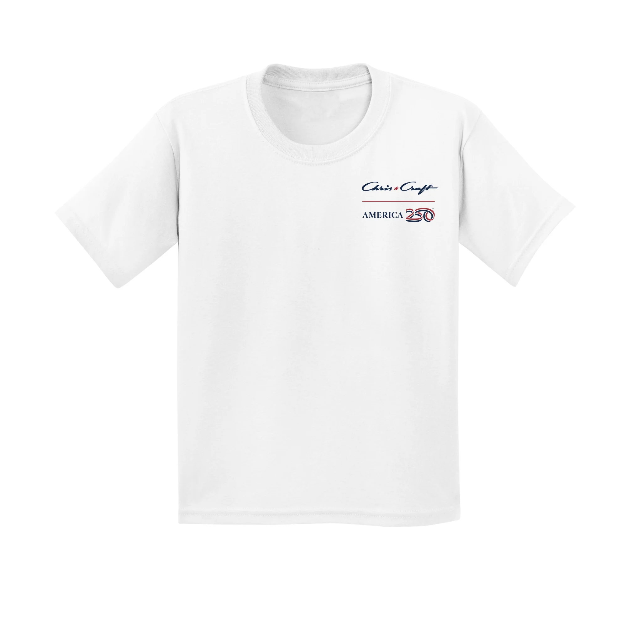 Official America250 + Chris-Craft Youth T-Shirt - Image 2