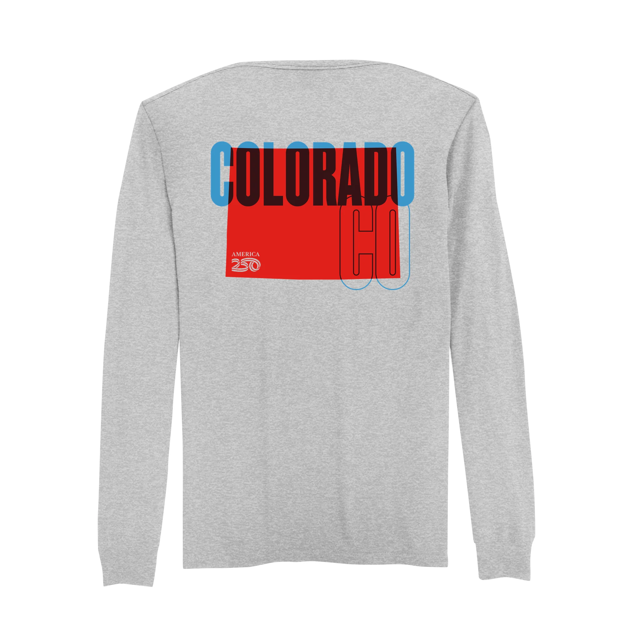 Official America250 Colorado Men's Long Sleeve T-Shirt - Image 3