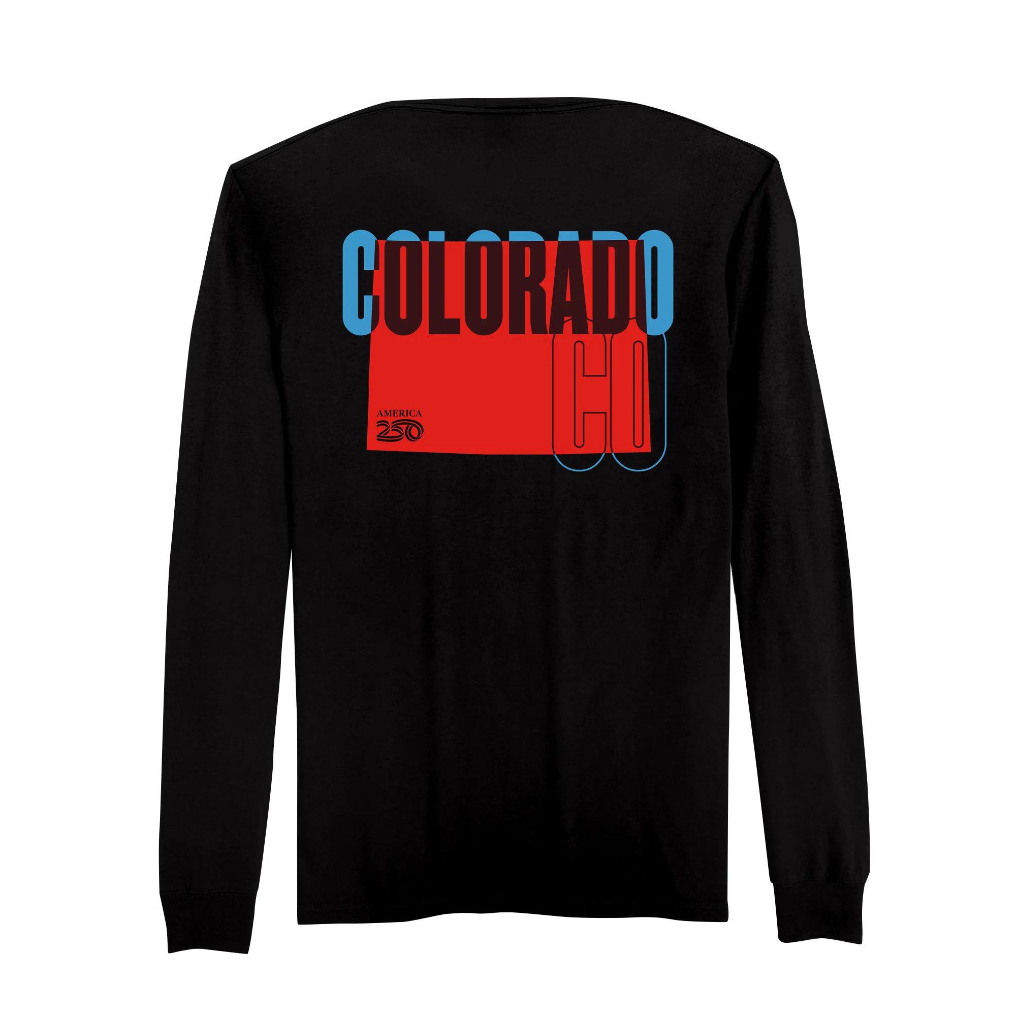 Official America250 Colorado Men's Long Sleeve T-Shirt - Image 5