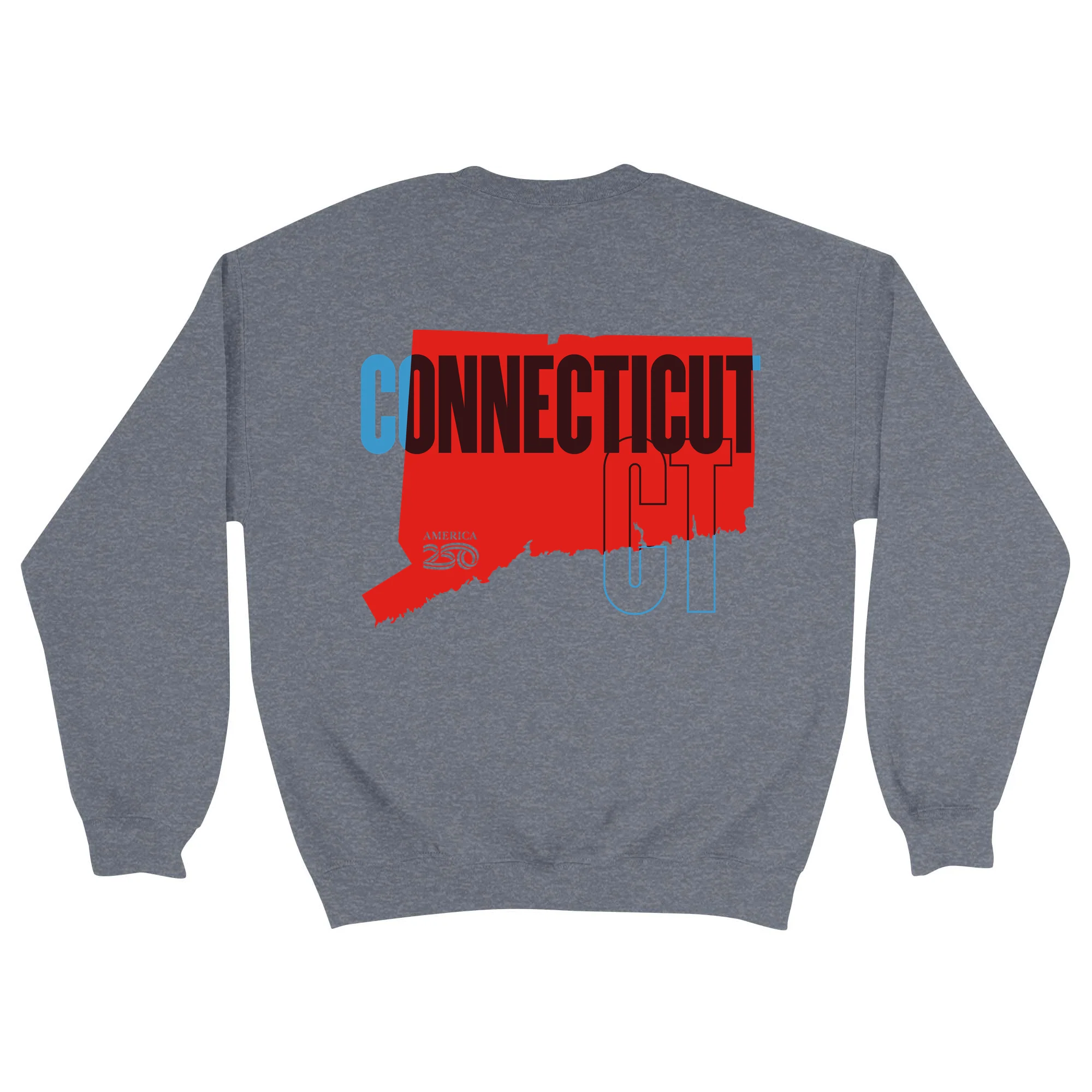 Official America250 Connecticut Unisex Crewneck Sweatshirt - Image 3