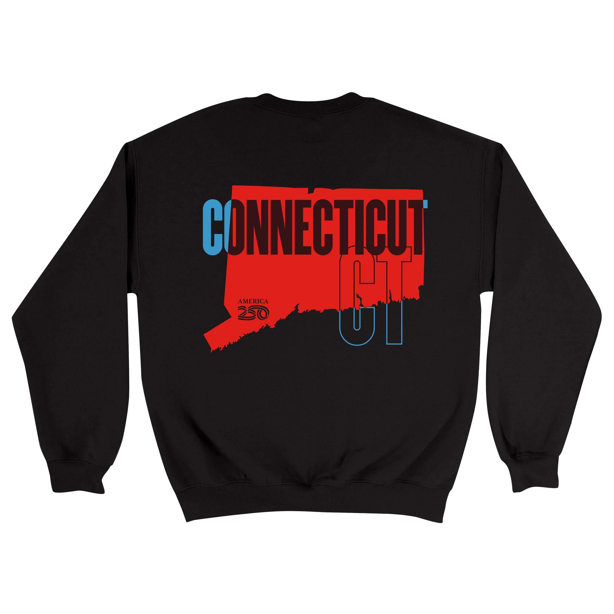 Official America250 Connecticut Unisex Crewneck Sweatshirt - Image 5