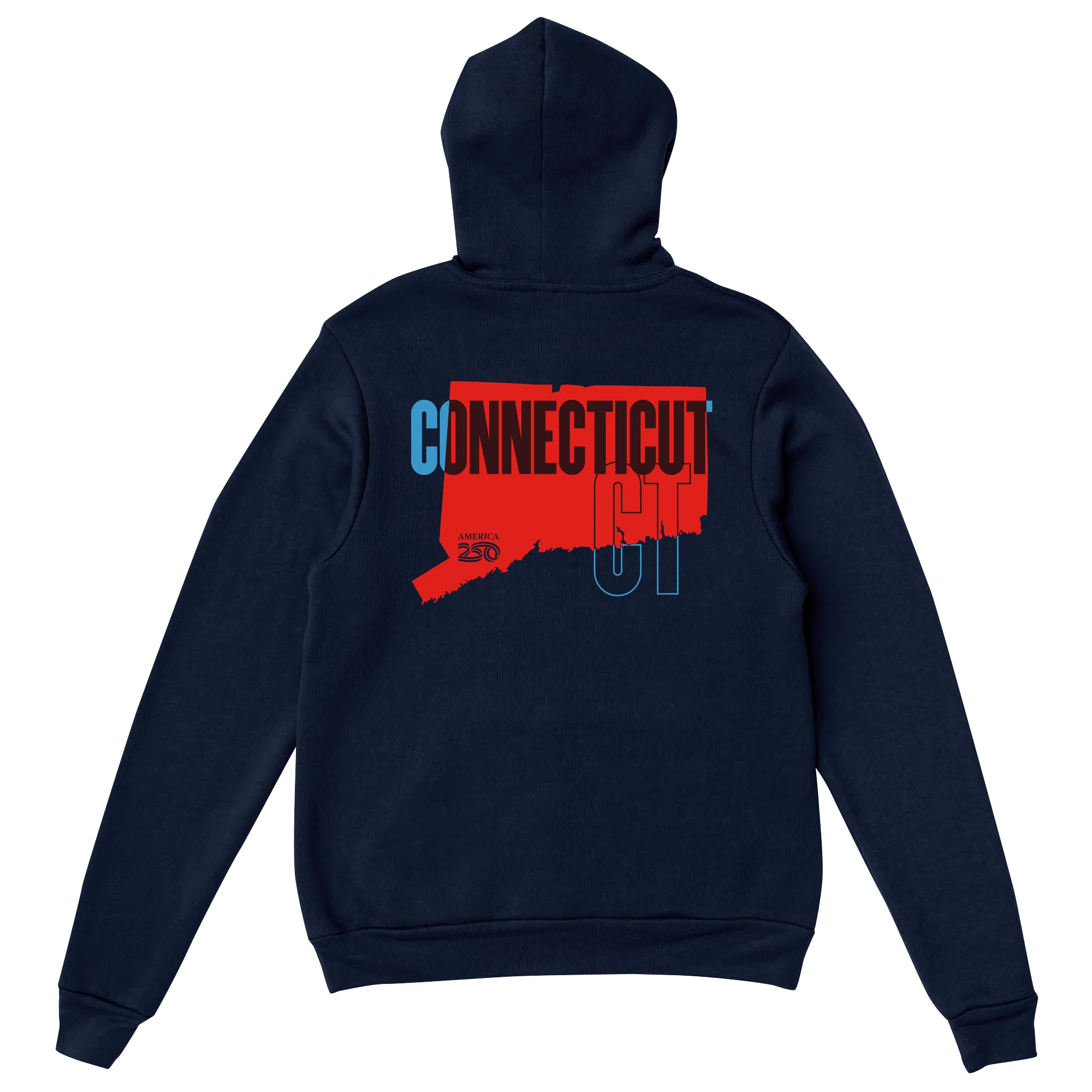 Official America250 Connecticut Unisex Hoodie
