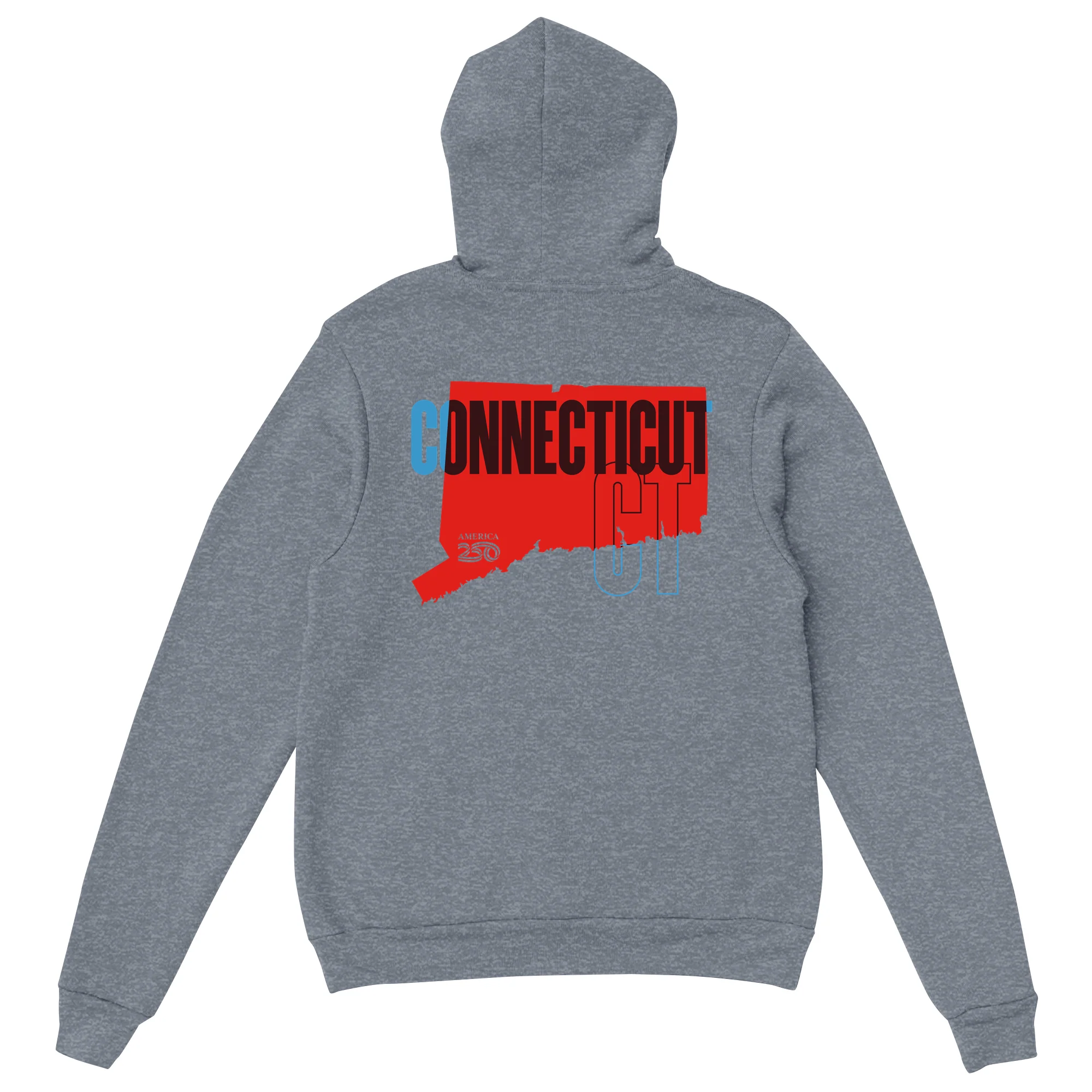 Official America250 Connecticut Unisex Hoodie - Image 3
