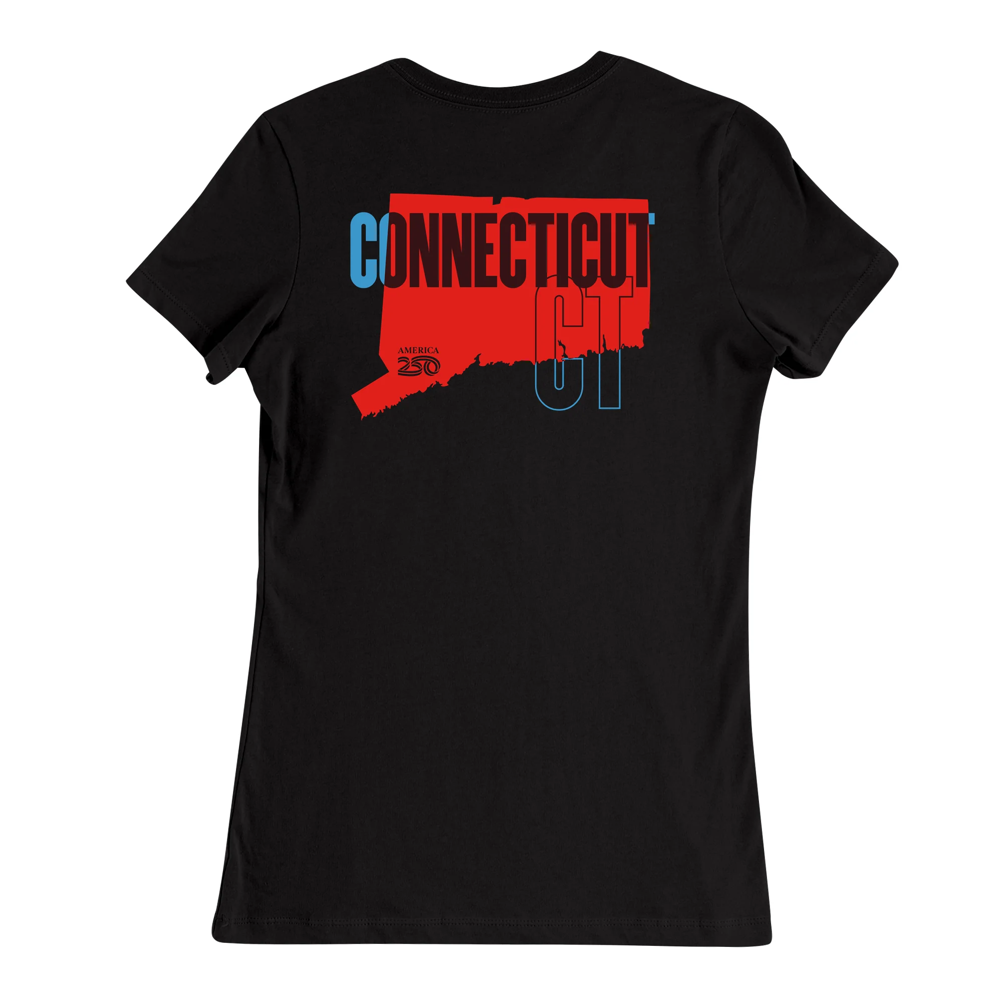 Official America250 Connecticut Women's T-Shirt - Image 3