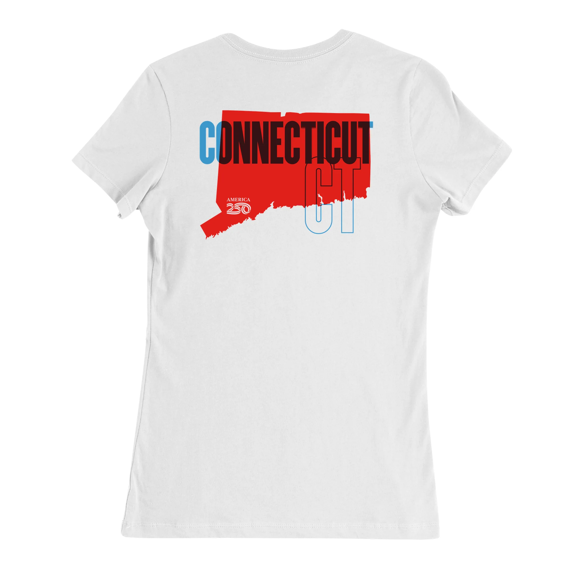 Official America250 Connecticut Women's T-Shirt - Image 5