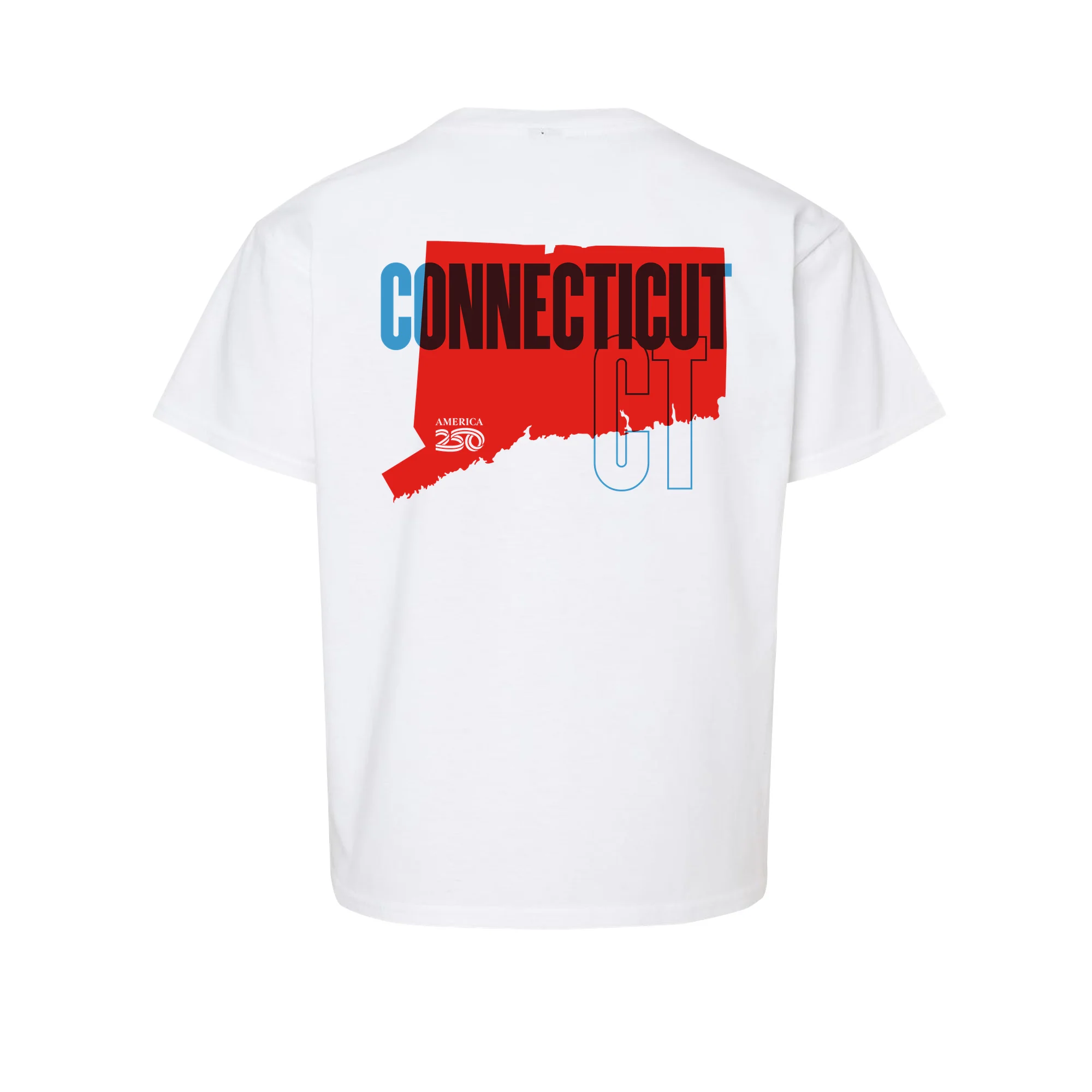 Official America250 Connecticut Youth T-Shirt - Image 3