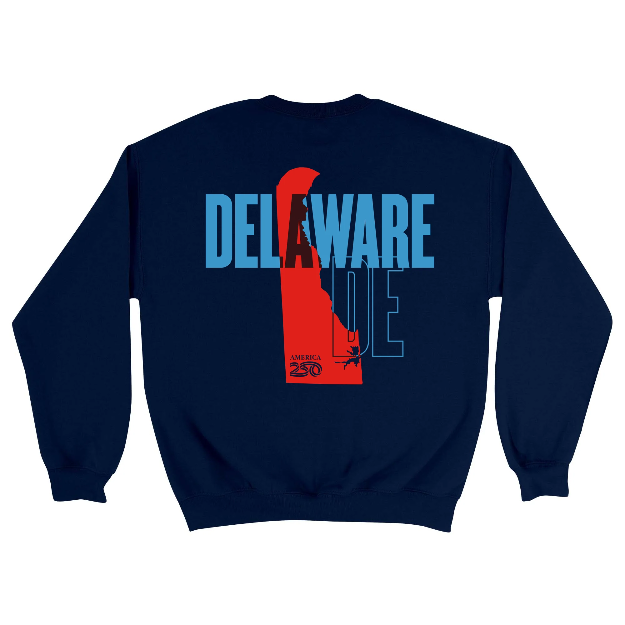 Official America250 Delaware Unisex Crewneck Sweatshirt