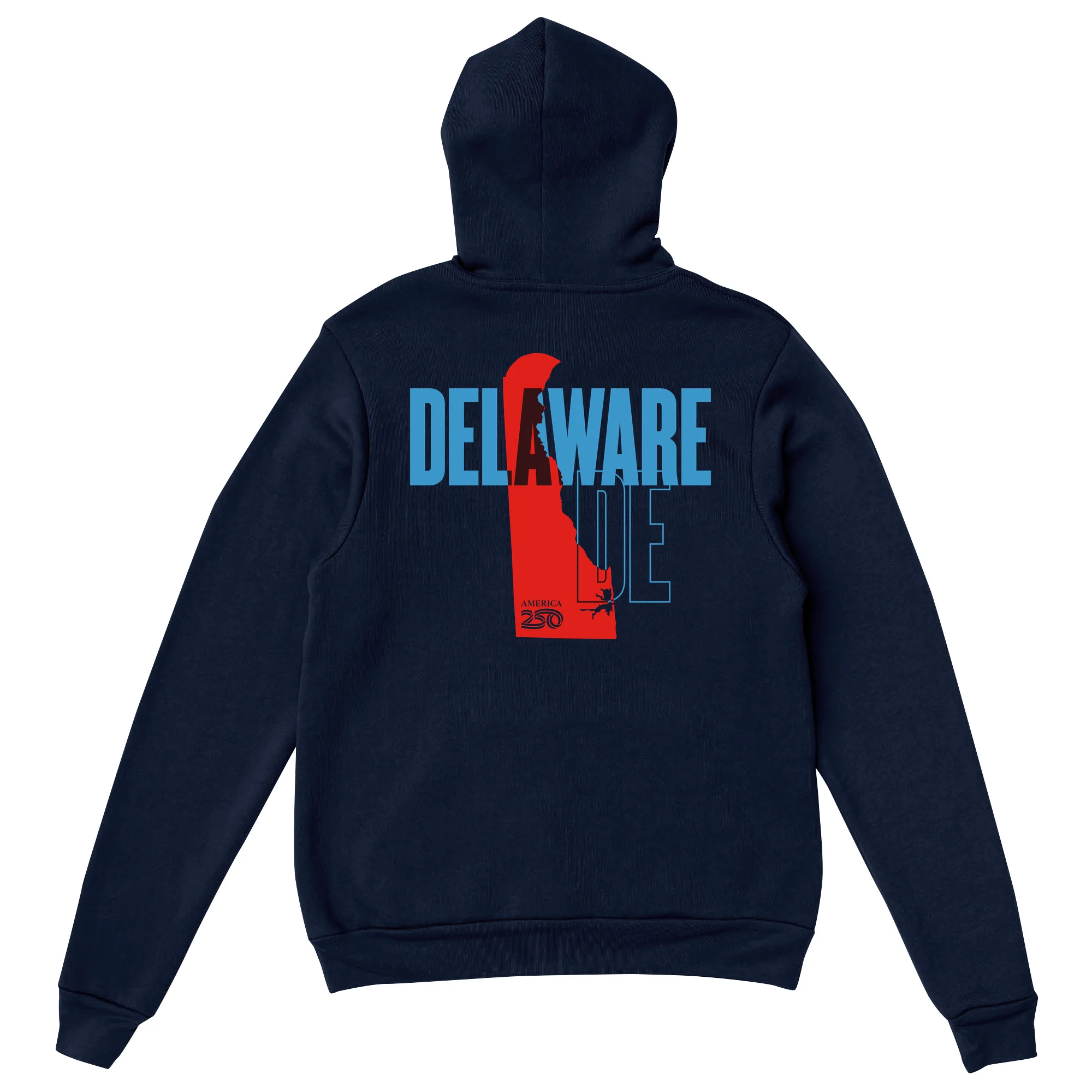 Official America250 Delaware Unisex Hoodie