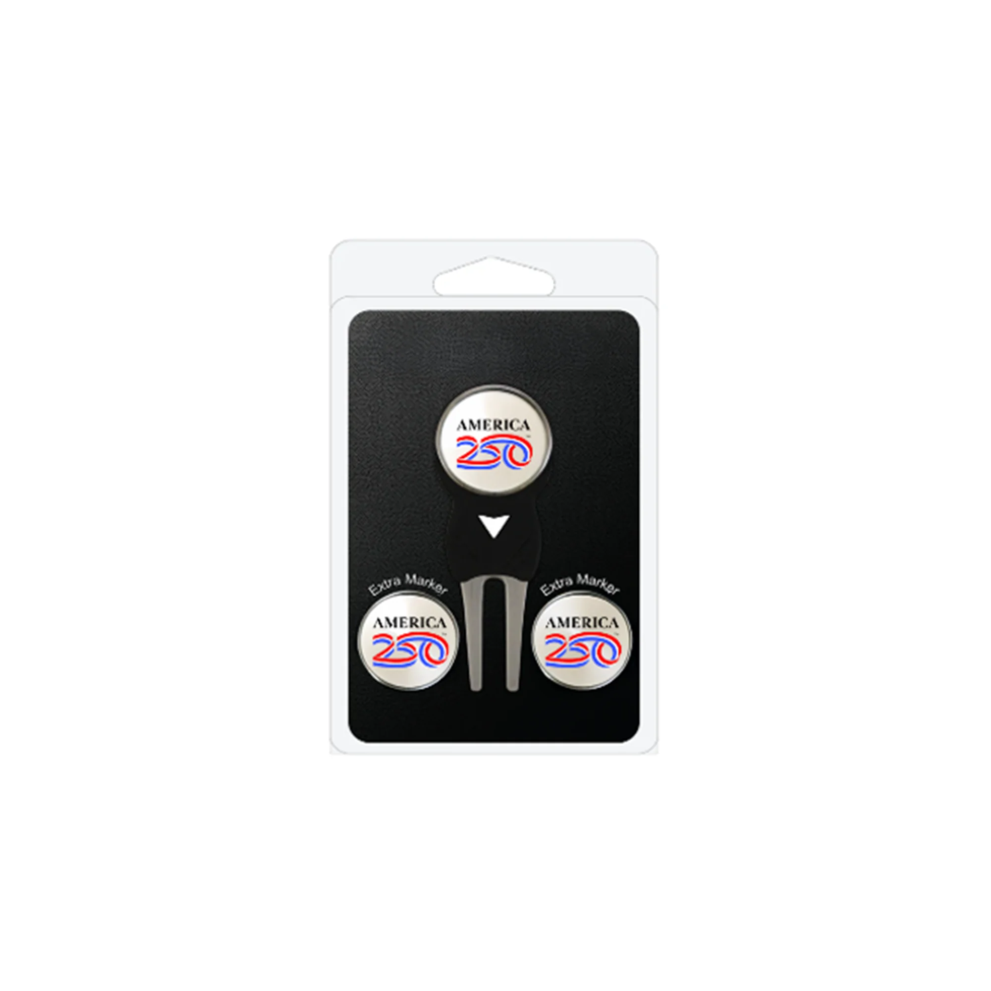 Official America250 Divot Tool and Ball Marker Set