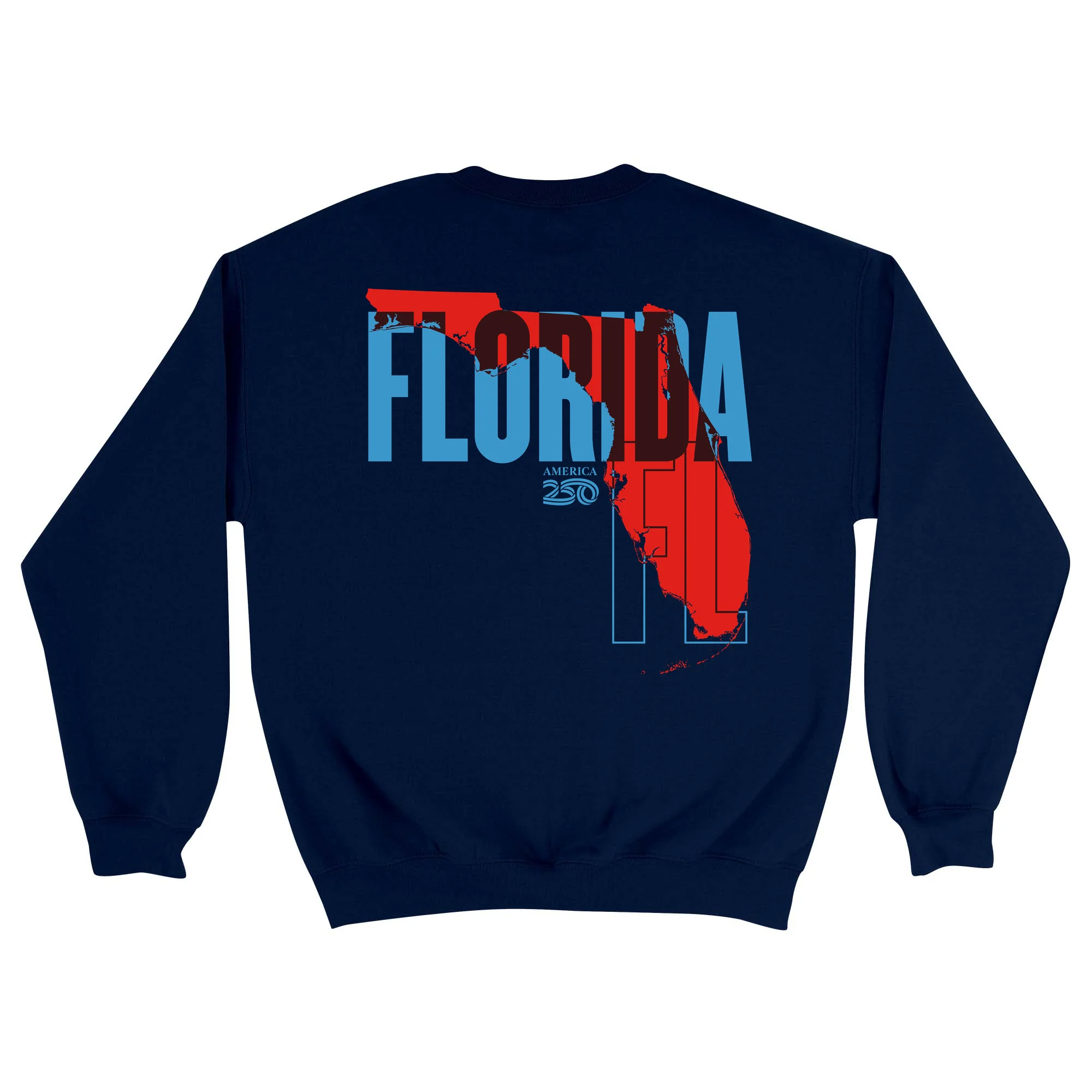 Official America250 Florida Unisex Crewneck Sweatshirt