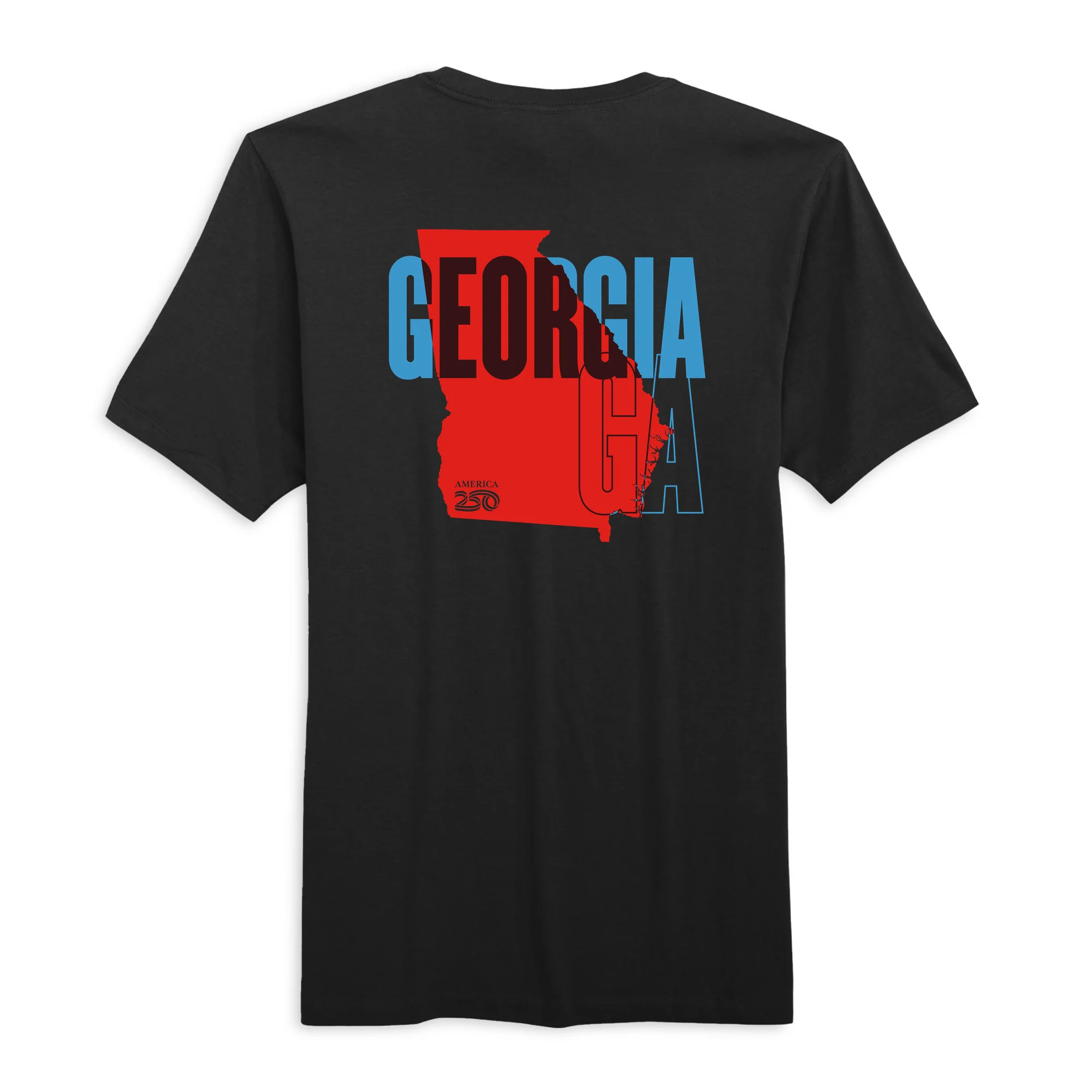 Official America250 Georgia Men's T-Shirt - Image 3