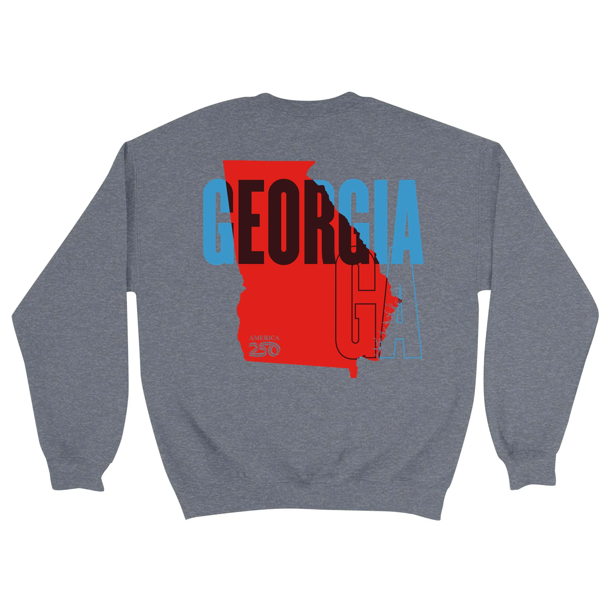 Official America250 Georgia Unisex Crewneck Sweatshirt - Image 3
