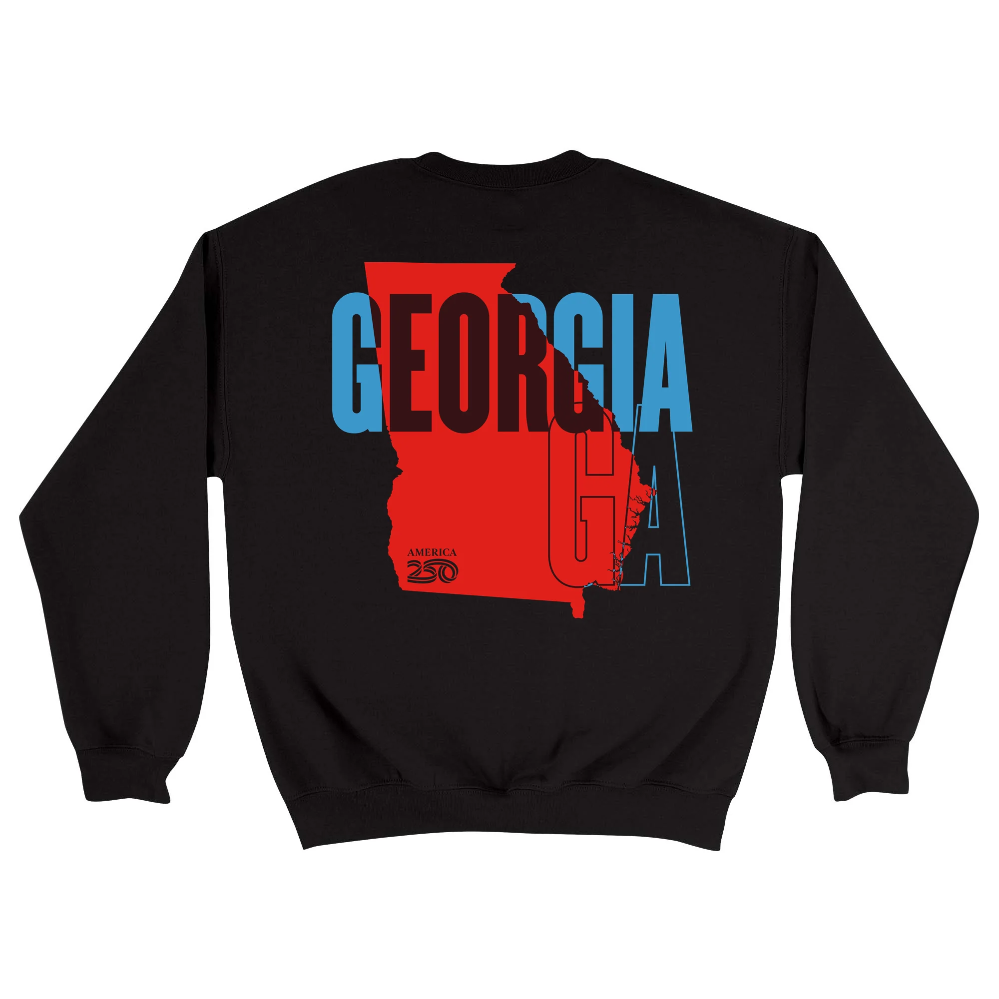 Official America250 Georgia Unisex Crewneck Sweatshirt - Image 5