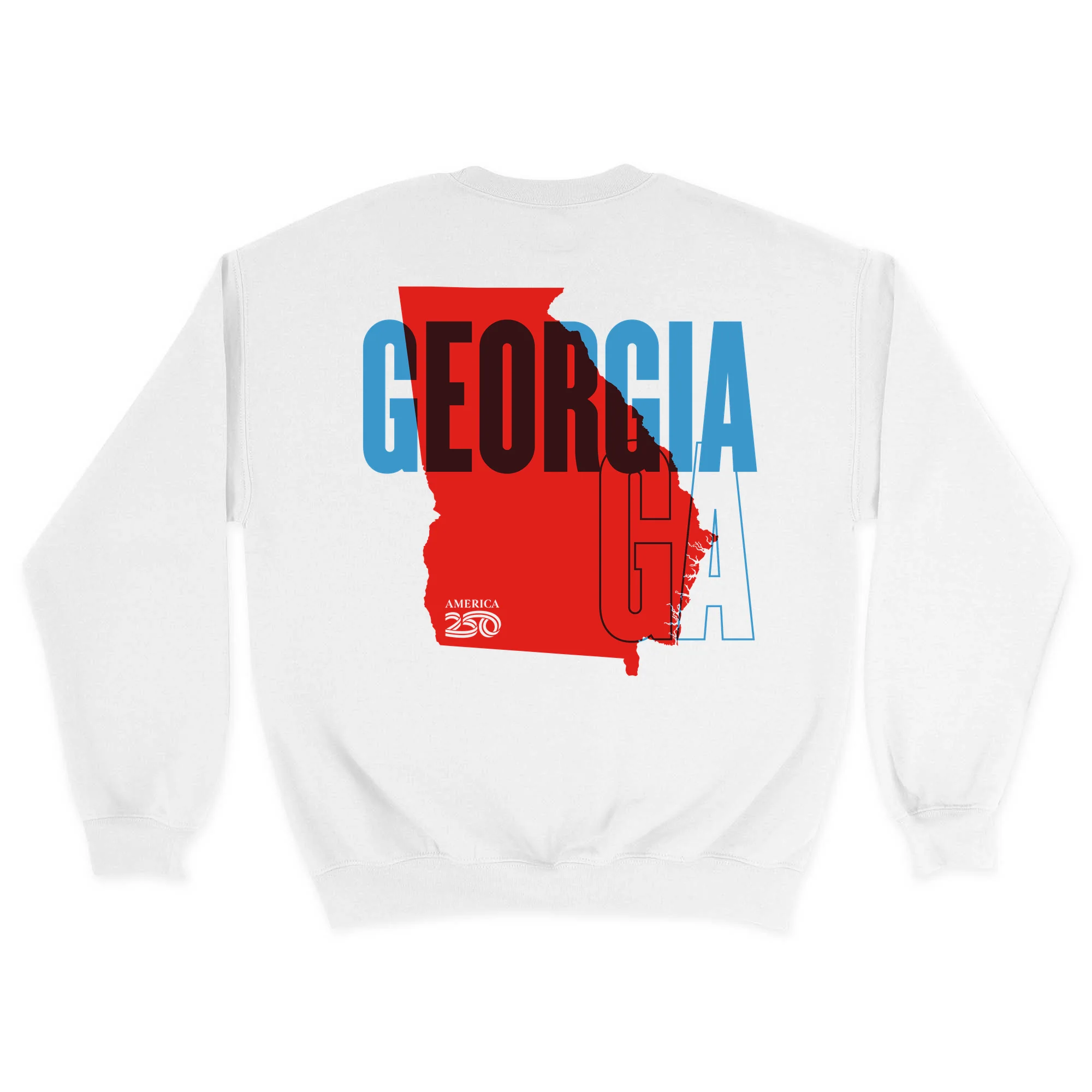 Official America250 Georgia Unisex Crewneck Sweatshirt - Image 7
