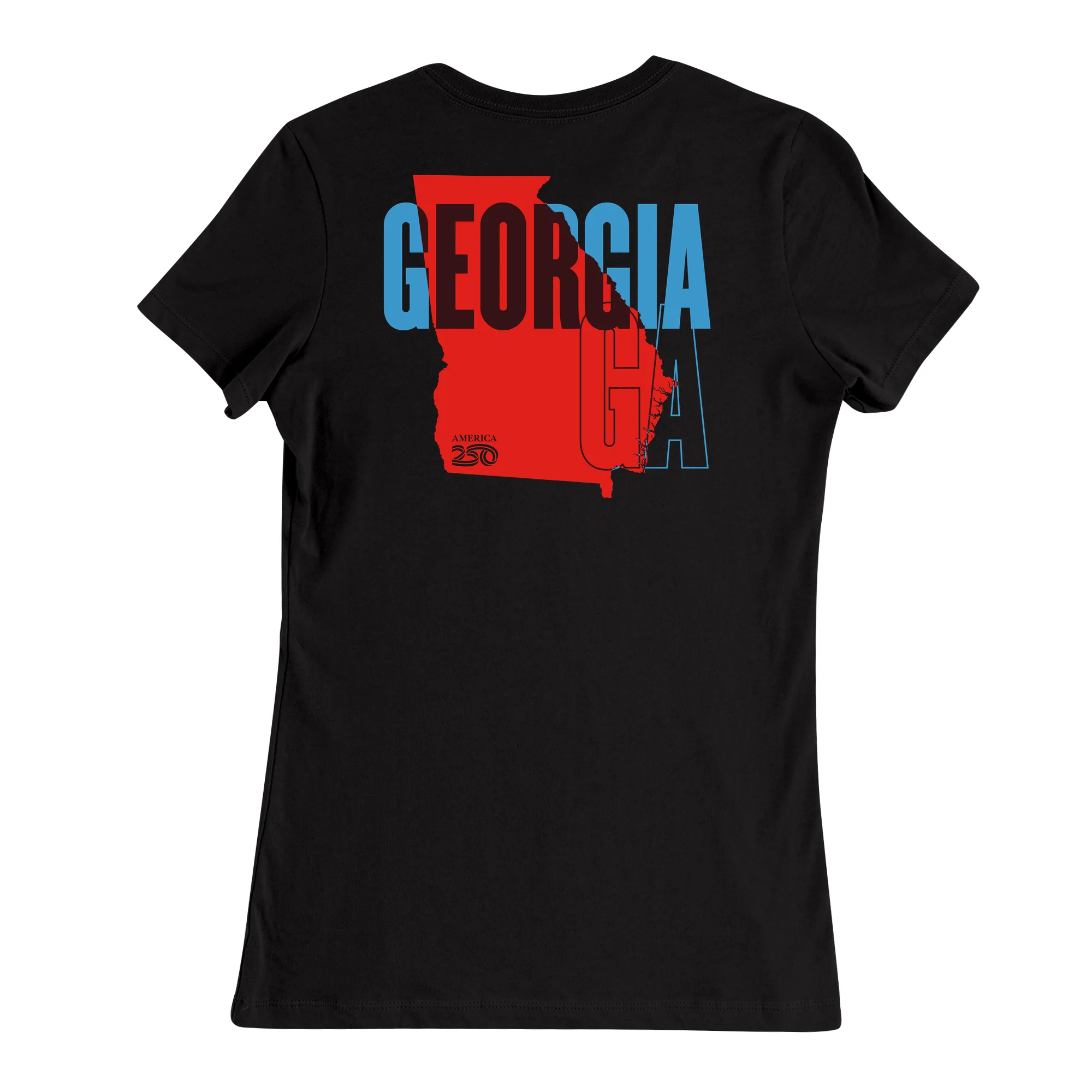 Official America250 Georgia Women's T-Shirt - Image 3