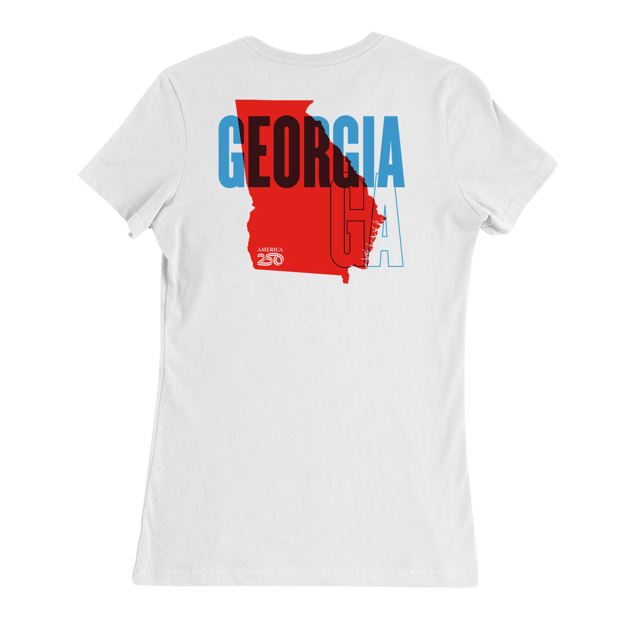 Official America250 Georgia Women's T-Shirt - Image 5
