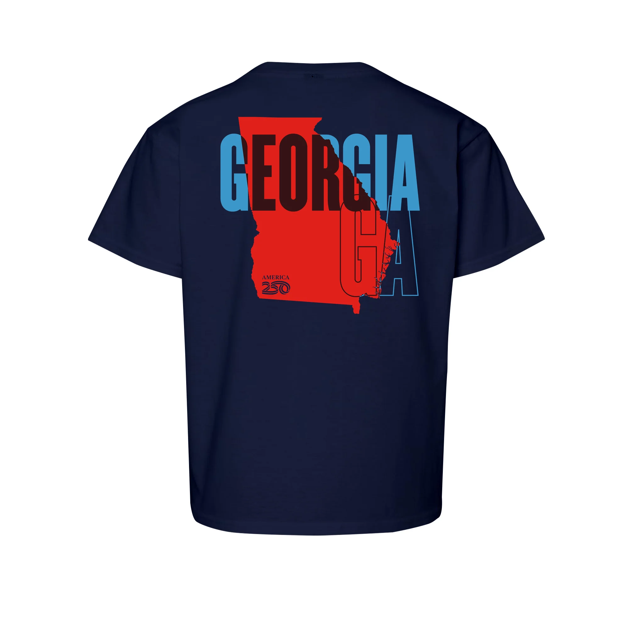 Official America250 Georgia Youth T-Shirt