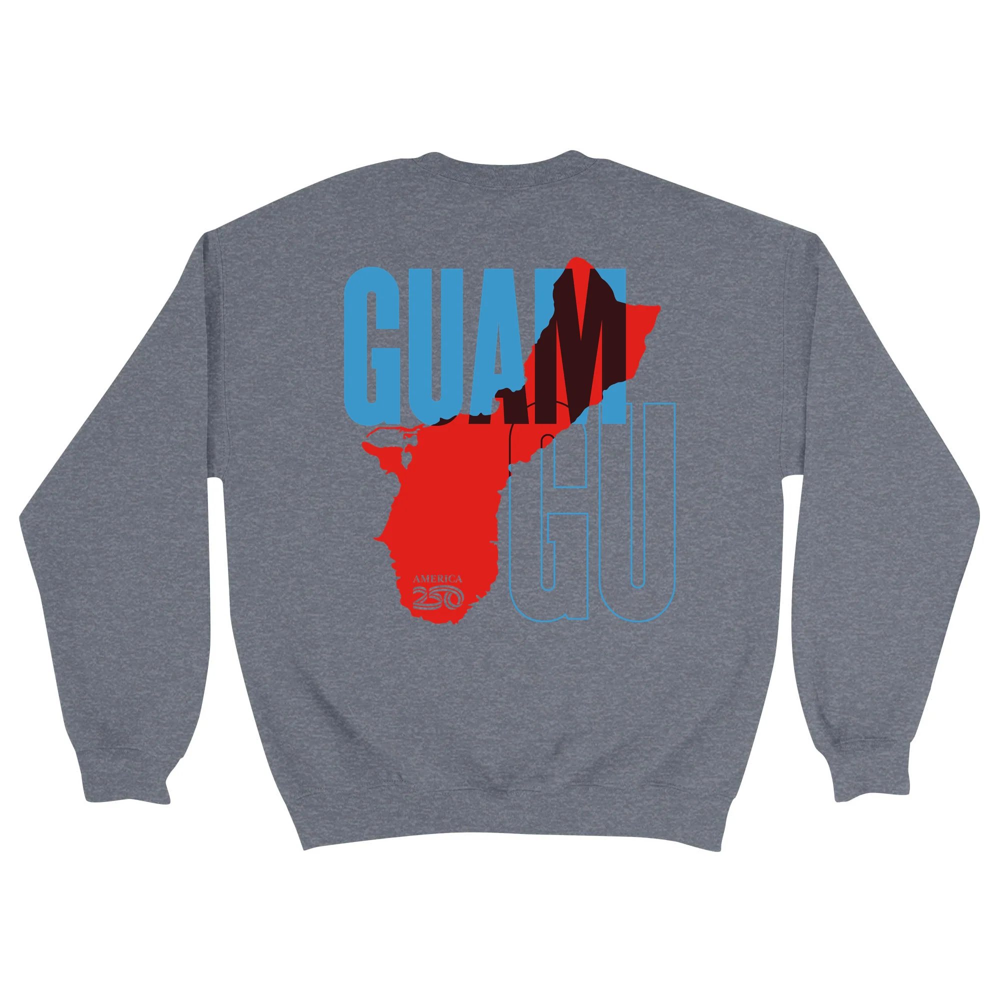 Official America250 Guam Unisex Crewneck Sweatshirt - Image 3