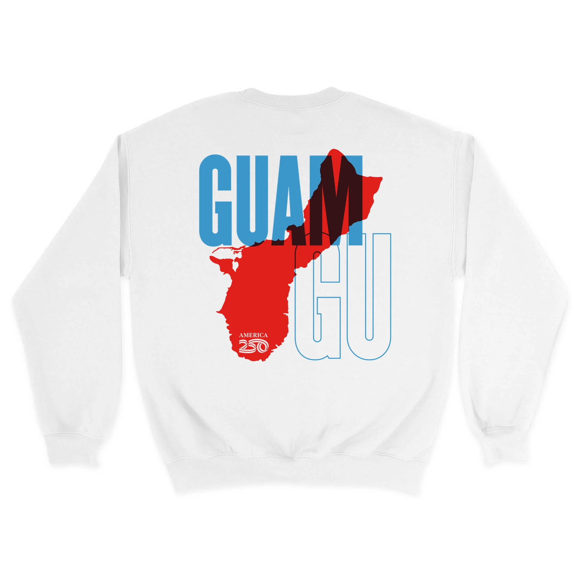 Official America250 Guam Unisex Crewneck Sweatshirt - Image 7