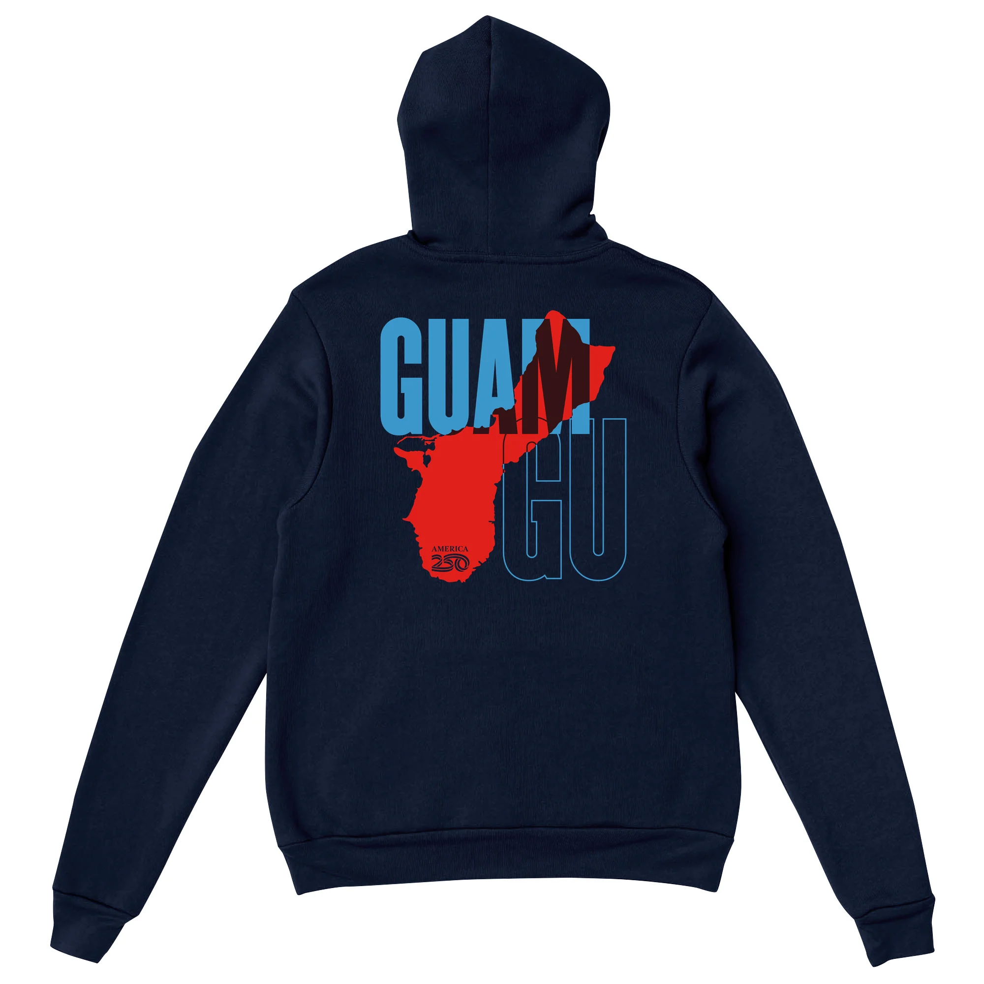 Official America250 Guam Unisex Hoodie