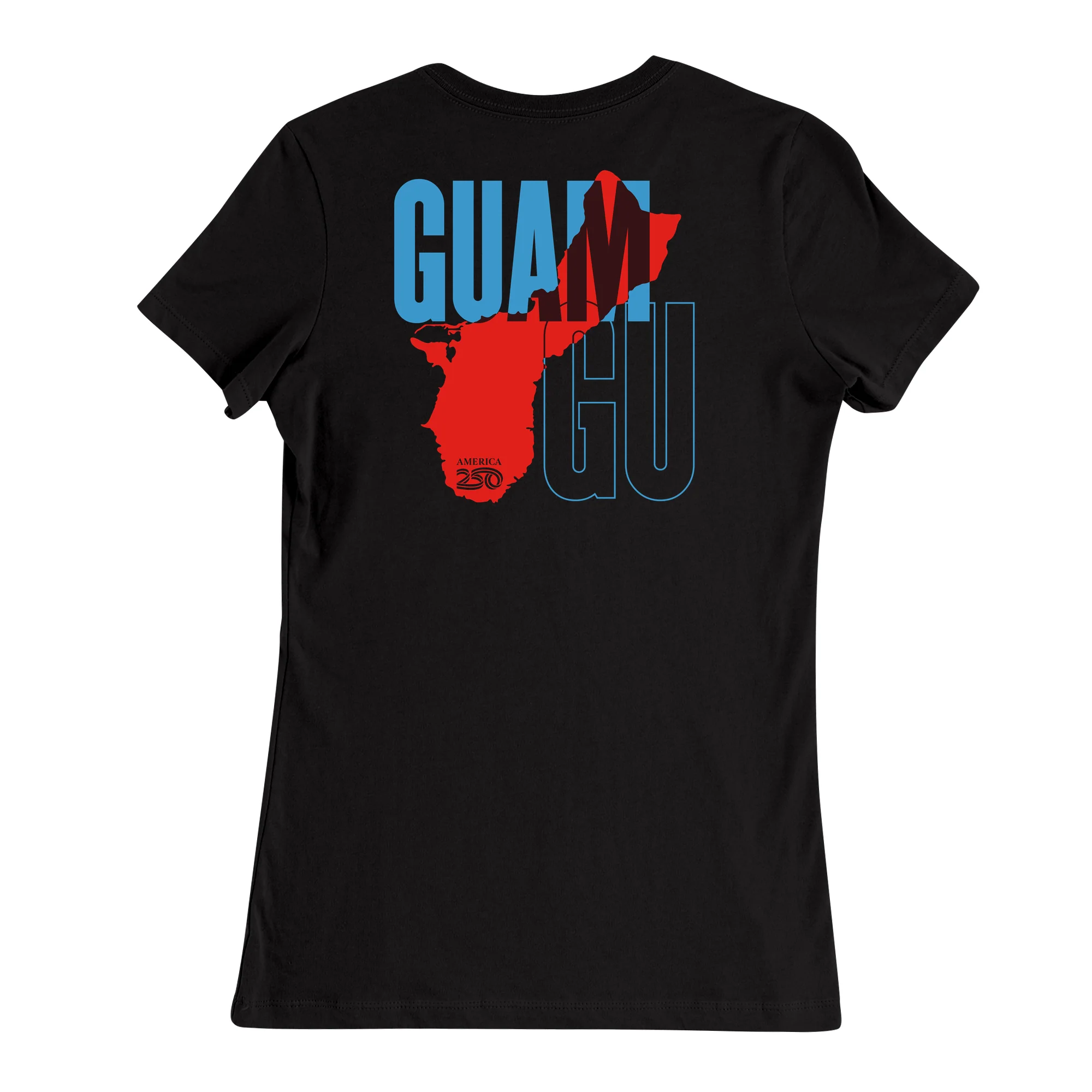 Official America250 Guam Women's T-Shirt - Image 3