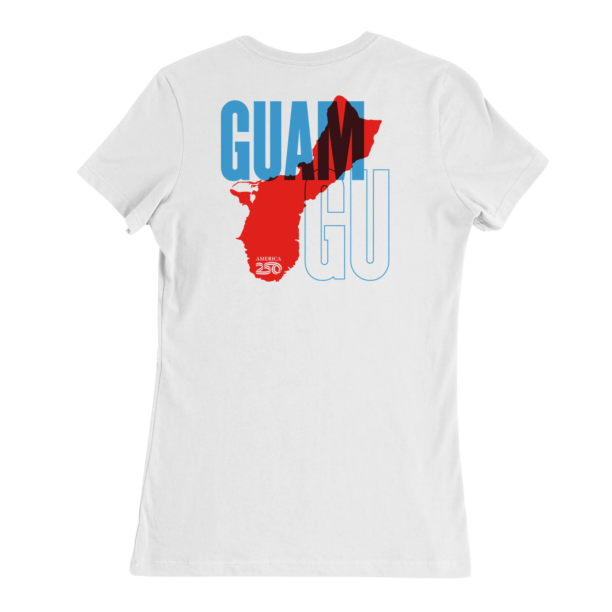 Official America250 Guam Women's T-Shirt - Image 5