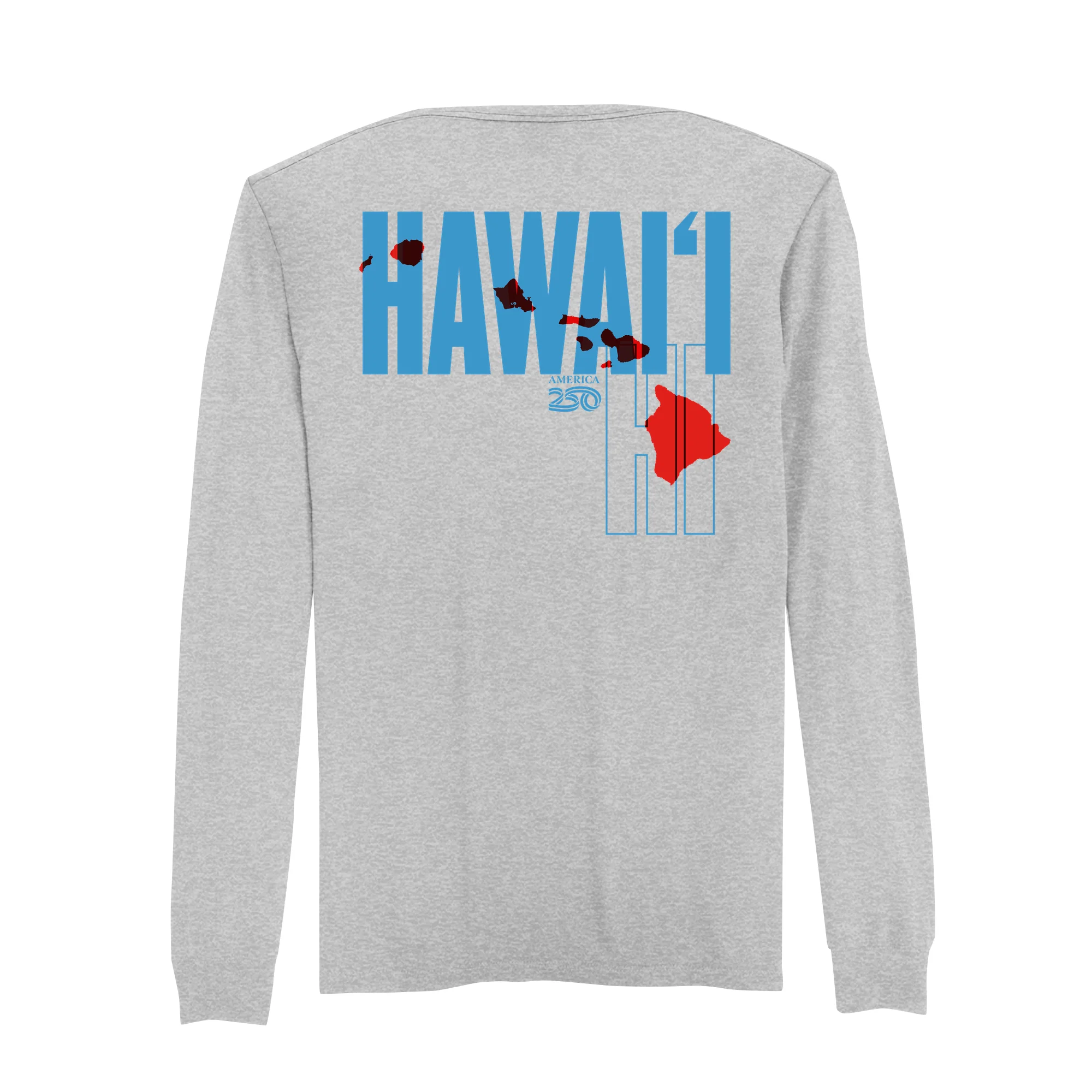 Official America250 Hawaiʻi Men's Long Sleeve T-Shirt - Image 5
