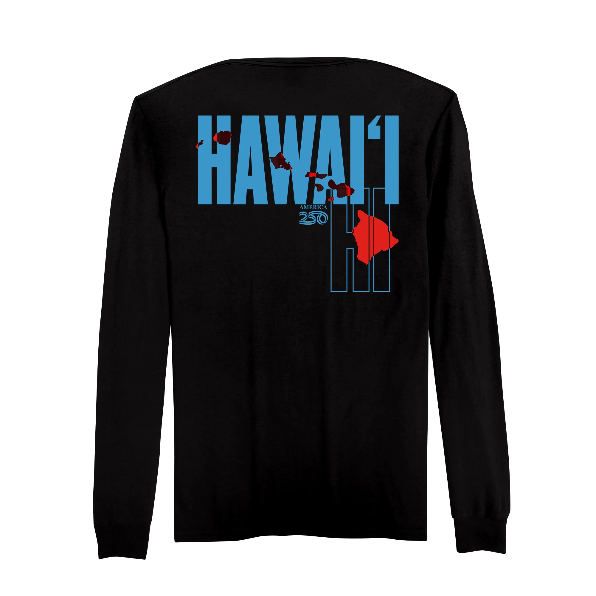 Official America250 Hawaiʻi Men's Long Sleeve T-Shirt - Image 7