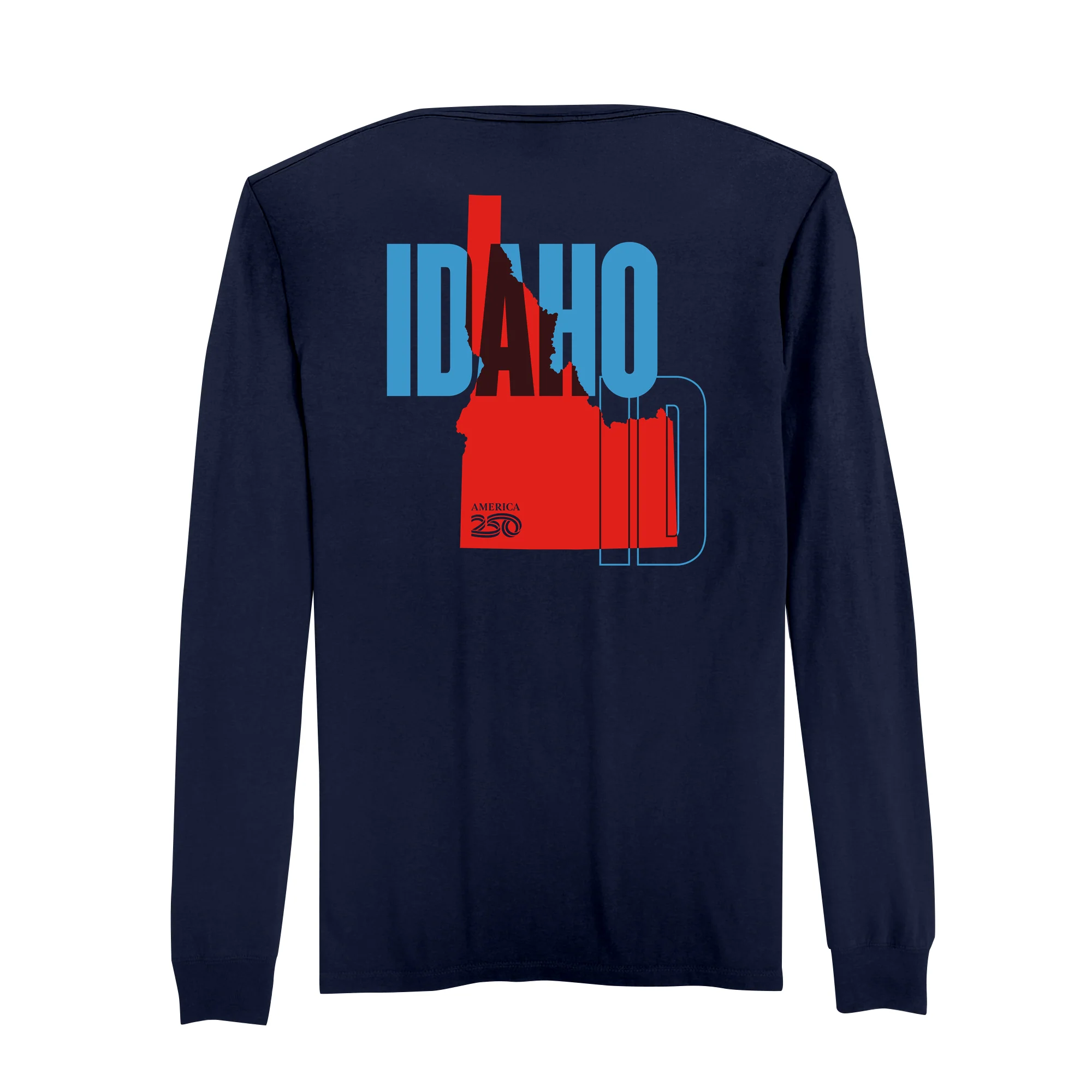 Official America250 Idaho Men's Long Sleeve T-Shirt