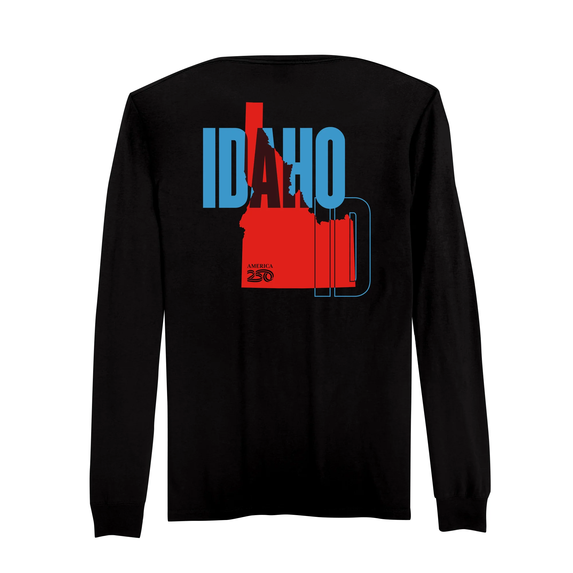 Official America250 Idaho Men's Long Sleeve T-Shirt - Image 5