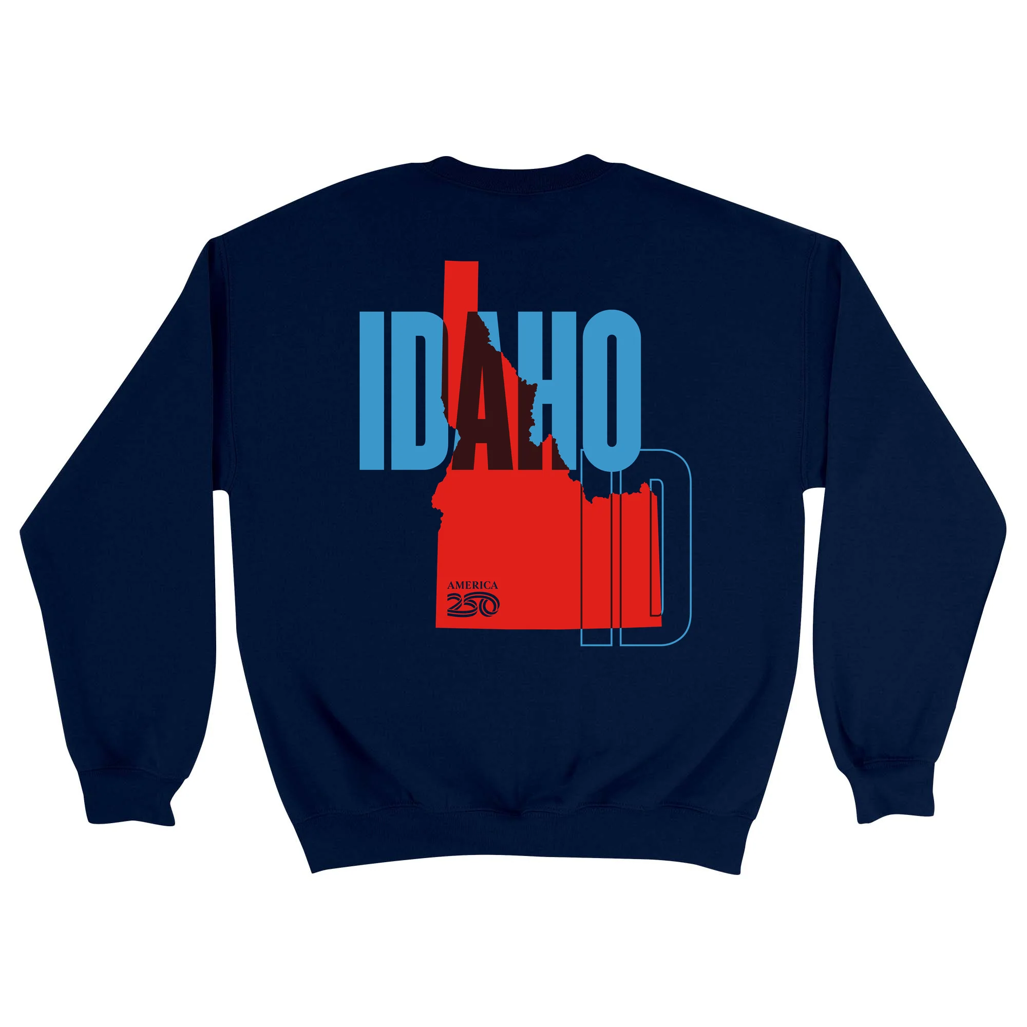 Official America250 Idaho Unisex Crewneck Sweatshirt