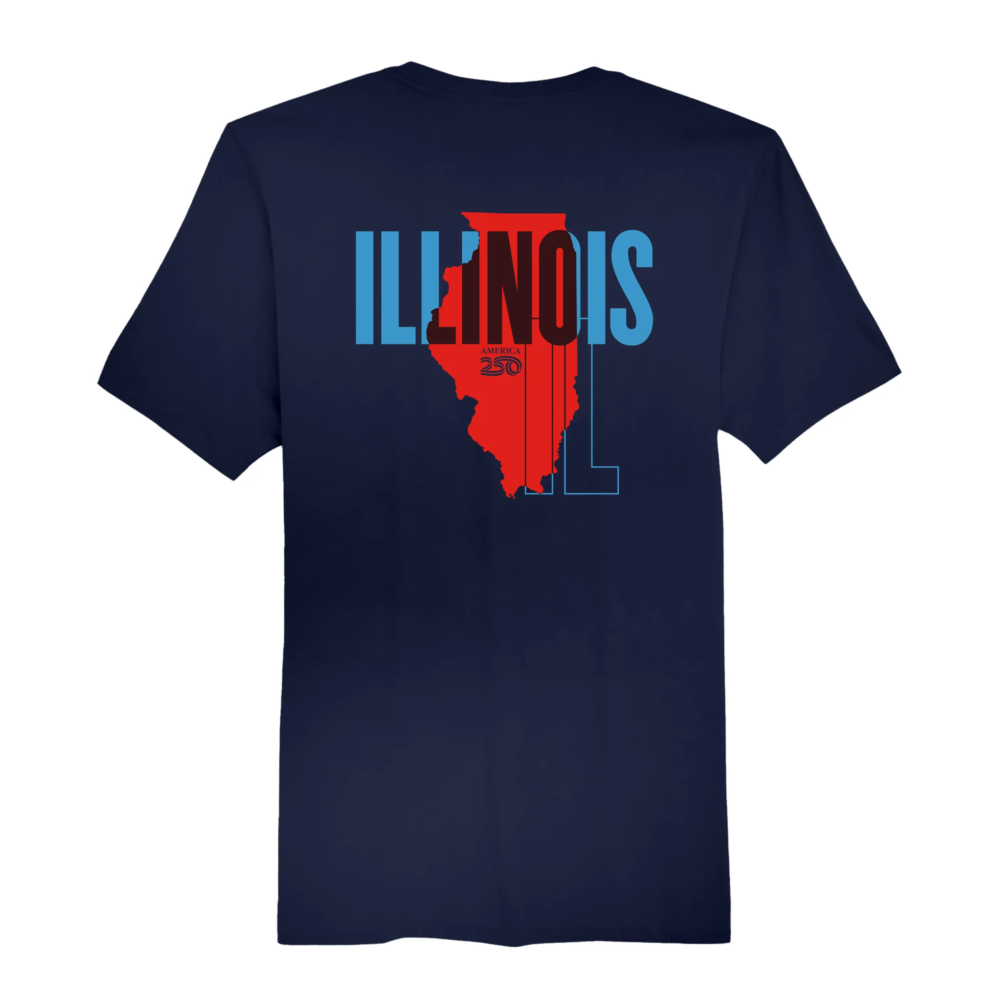 Official America250 Illinois Men's T-Shirt