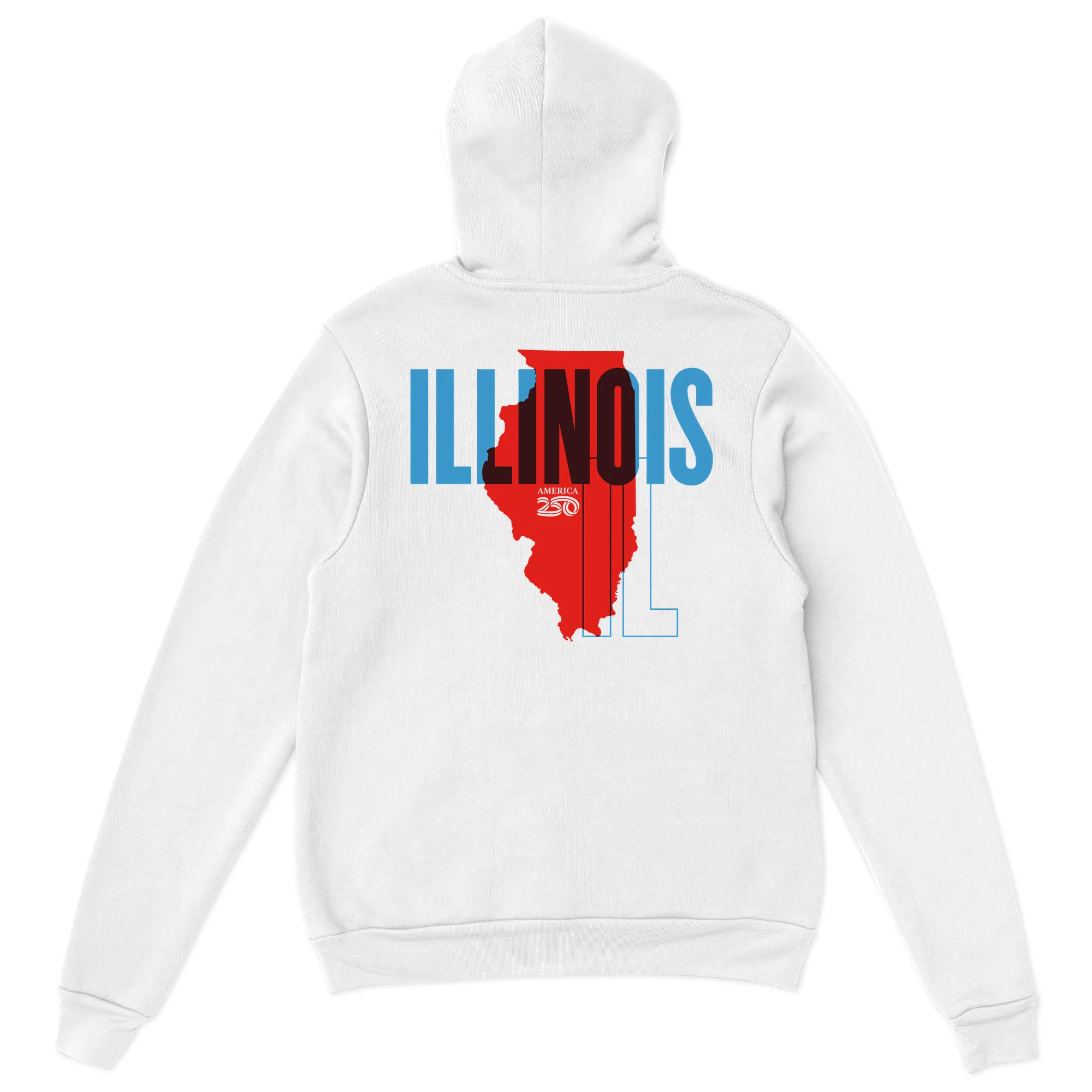 Official America250 Illinois Unisex Hoodie - Image 7