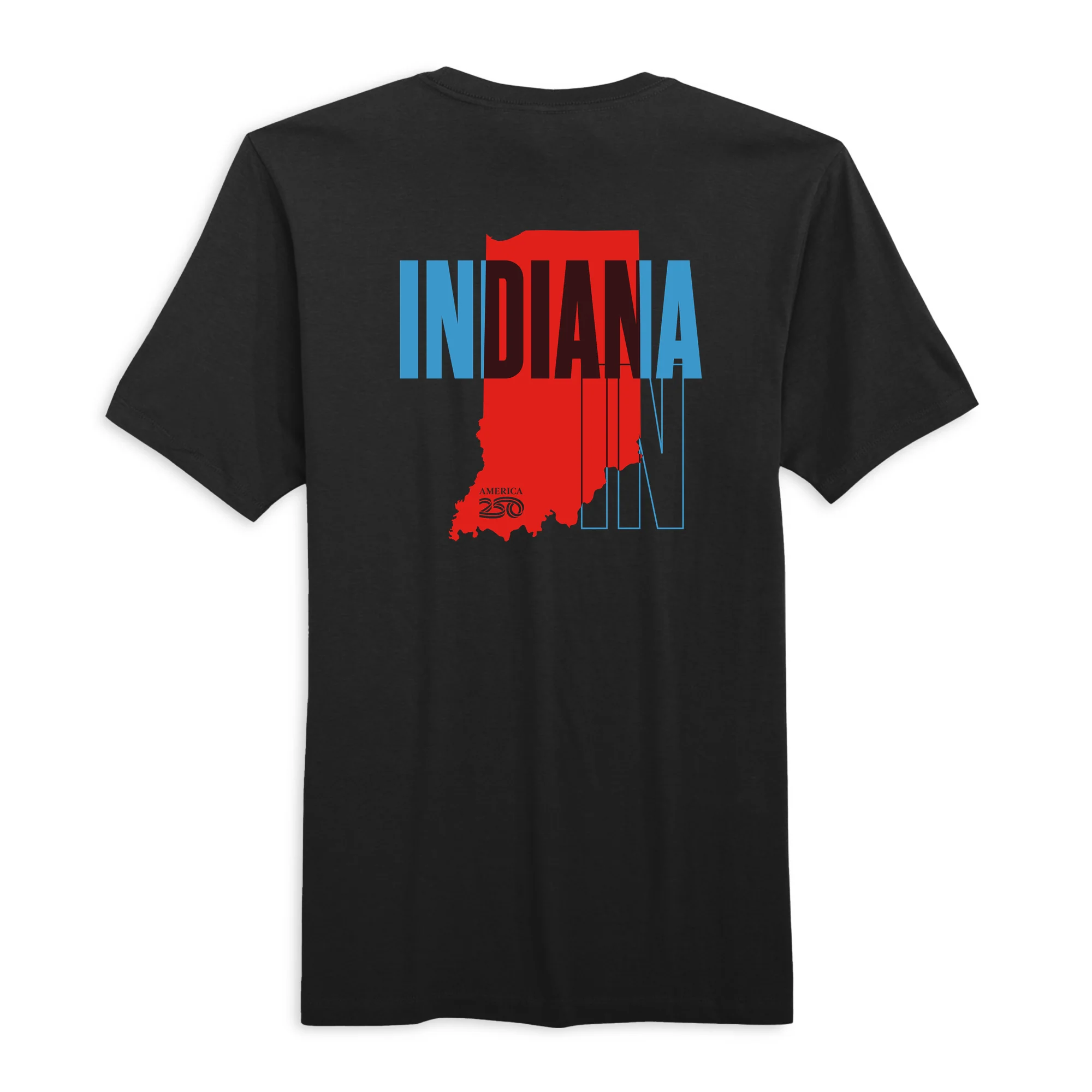 Official America250 Indiana Men's T-Shirt - Image 3
