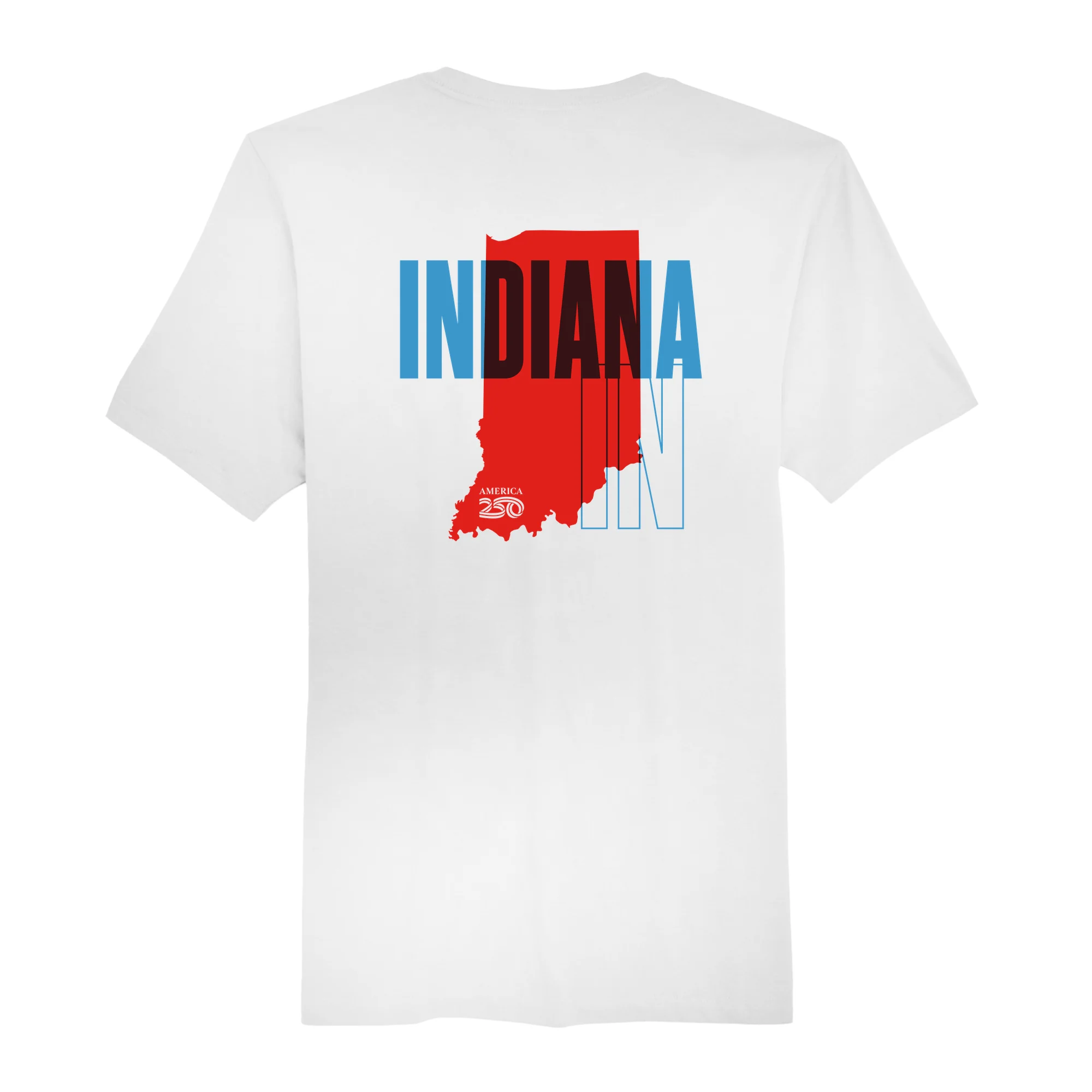 Official America250 Indiana Men's T-Shirt - Image 5