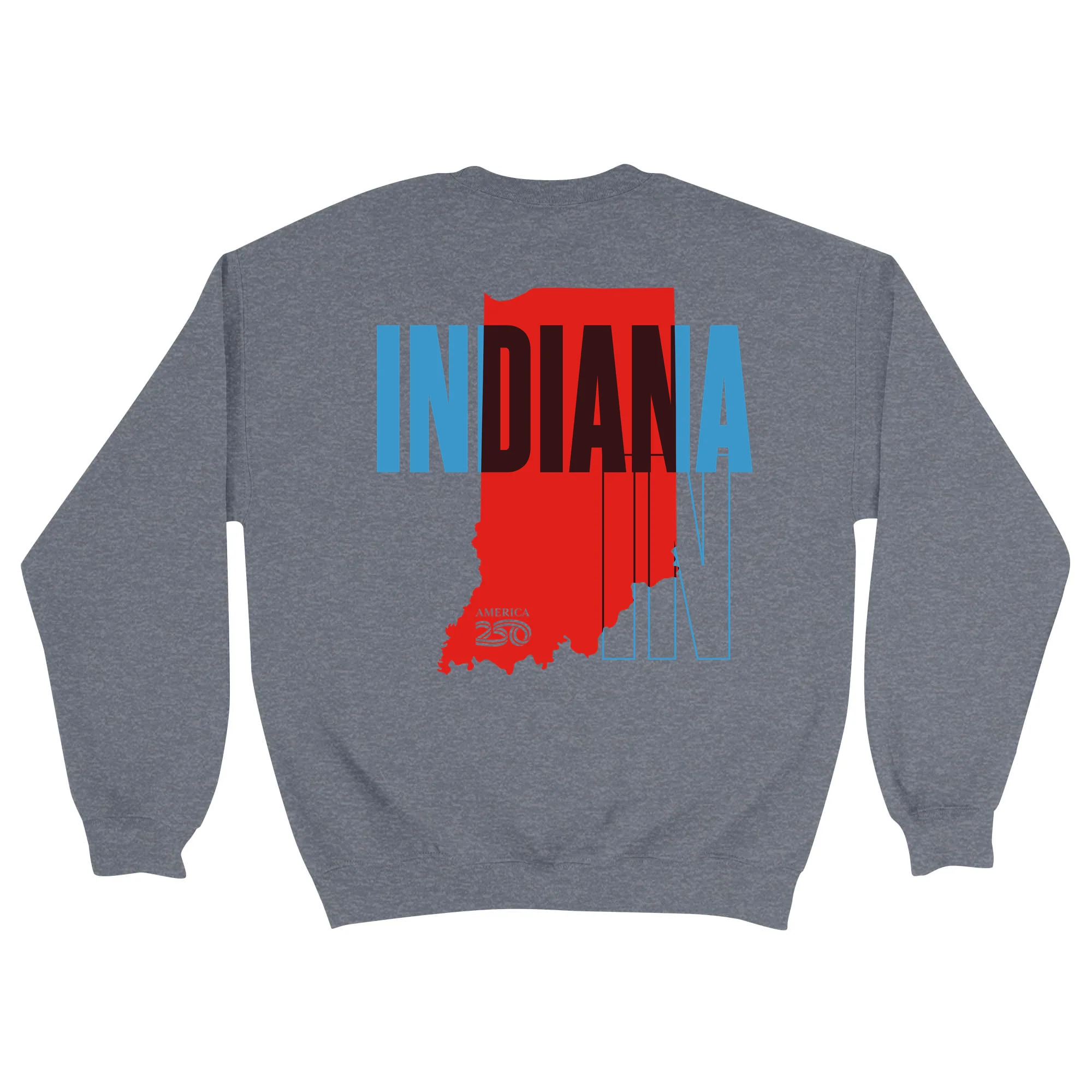 Official America250 Indiana Unisex Crewneck Sweatshirt - Image 3