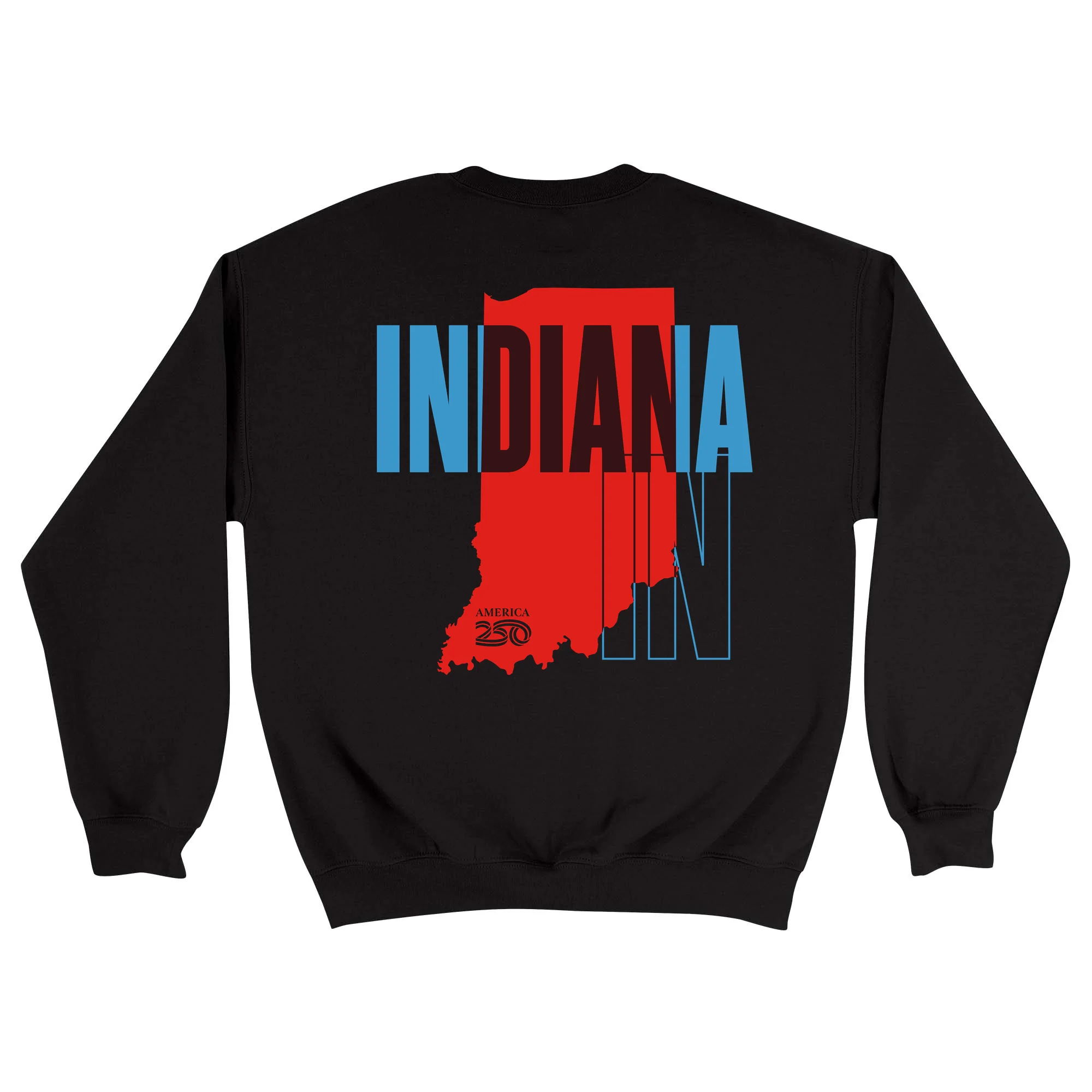 Official America250 Indiana Unisex Crewneck Sweatshirt - Image 5