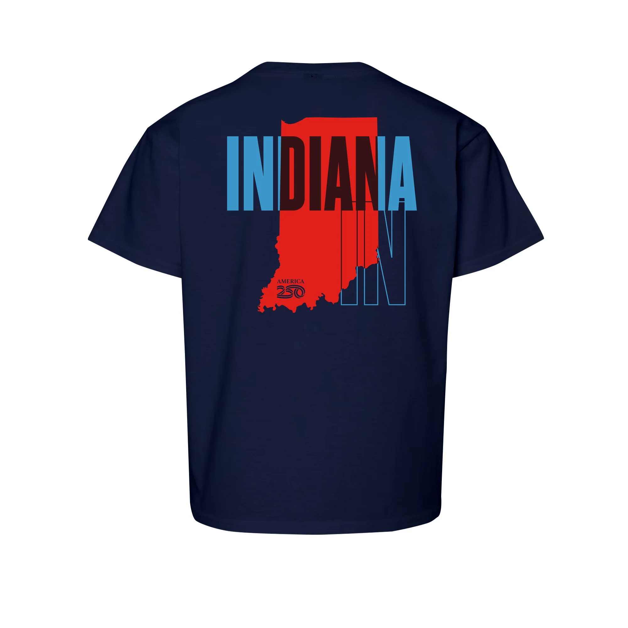 Official America250 Indiana Youth T-Shirt