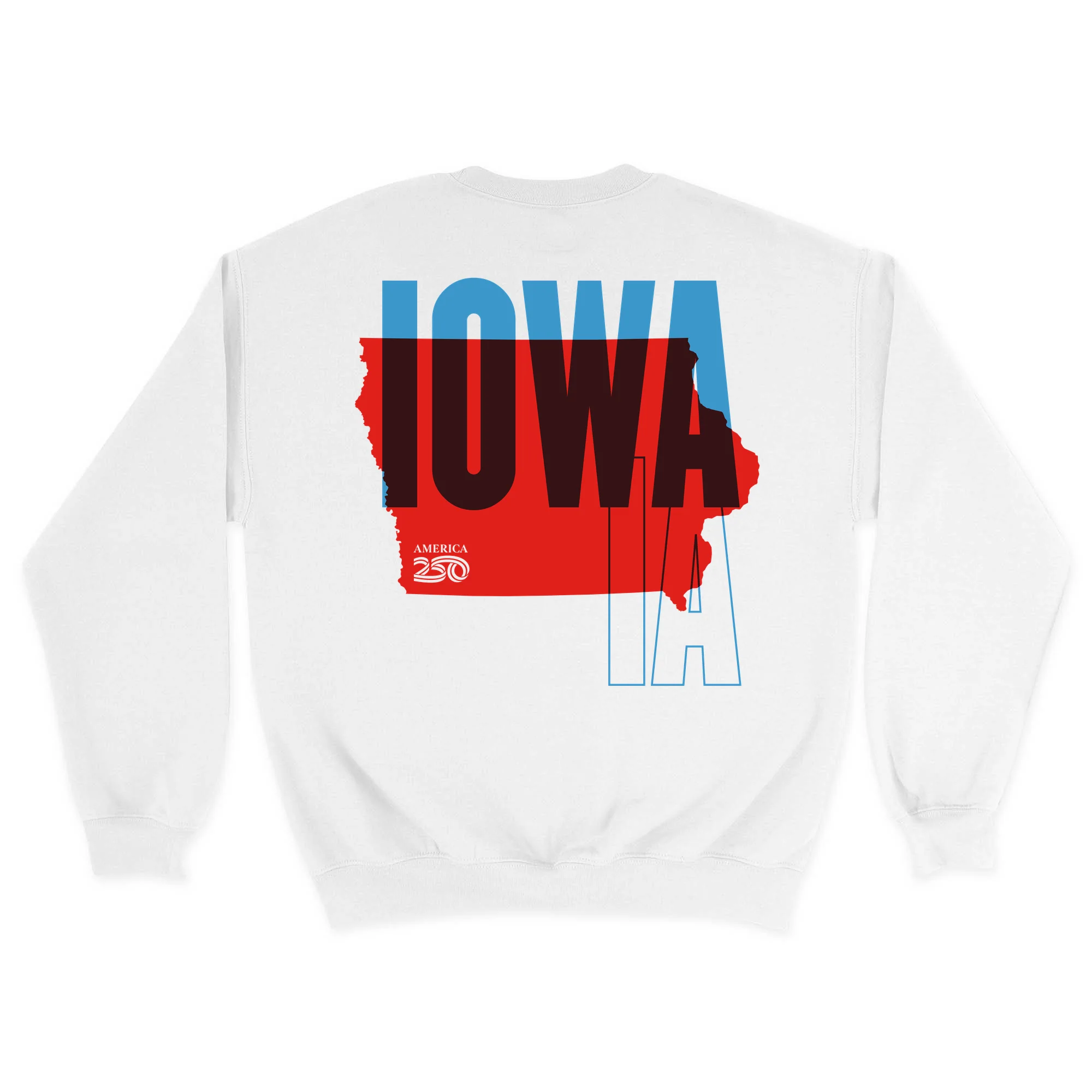 Official America250 Iowa Unisex Crewneck Sweatshirt - Image 7