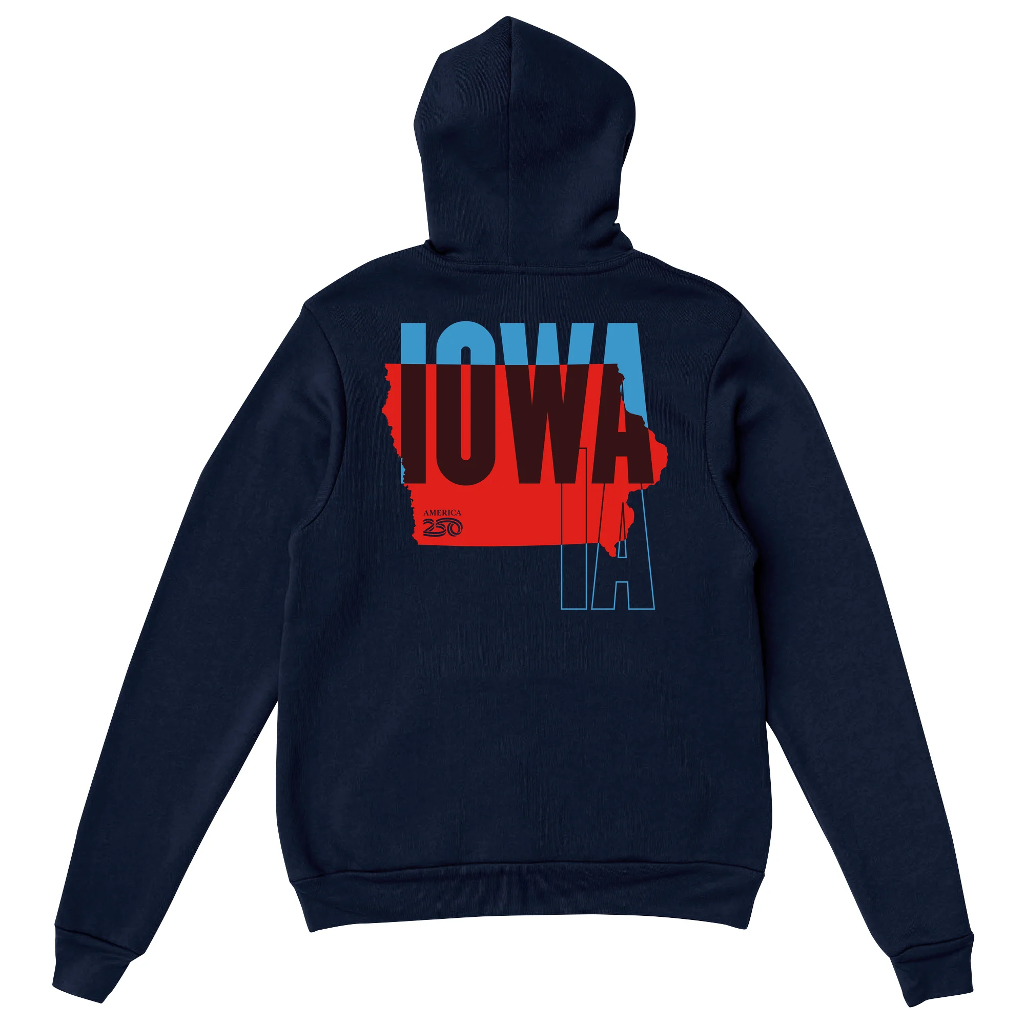 Official America250 Iowa Unisex Hoodie