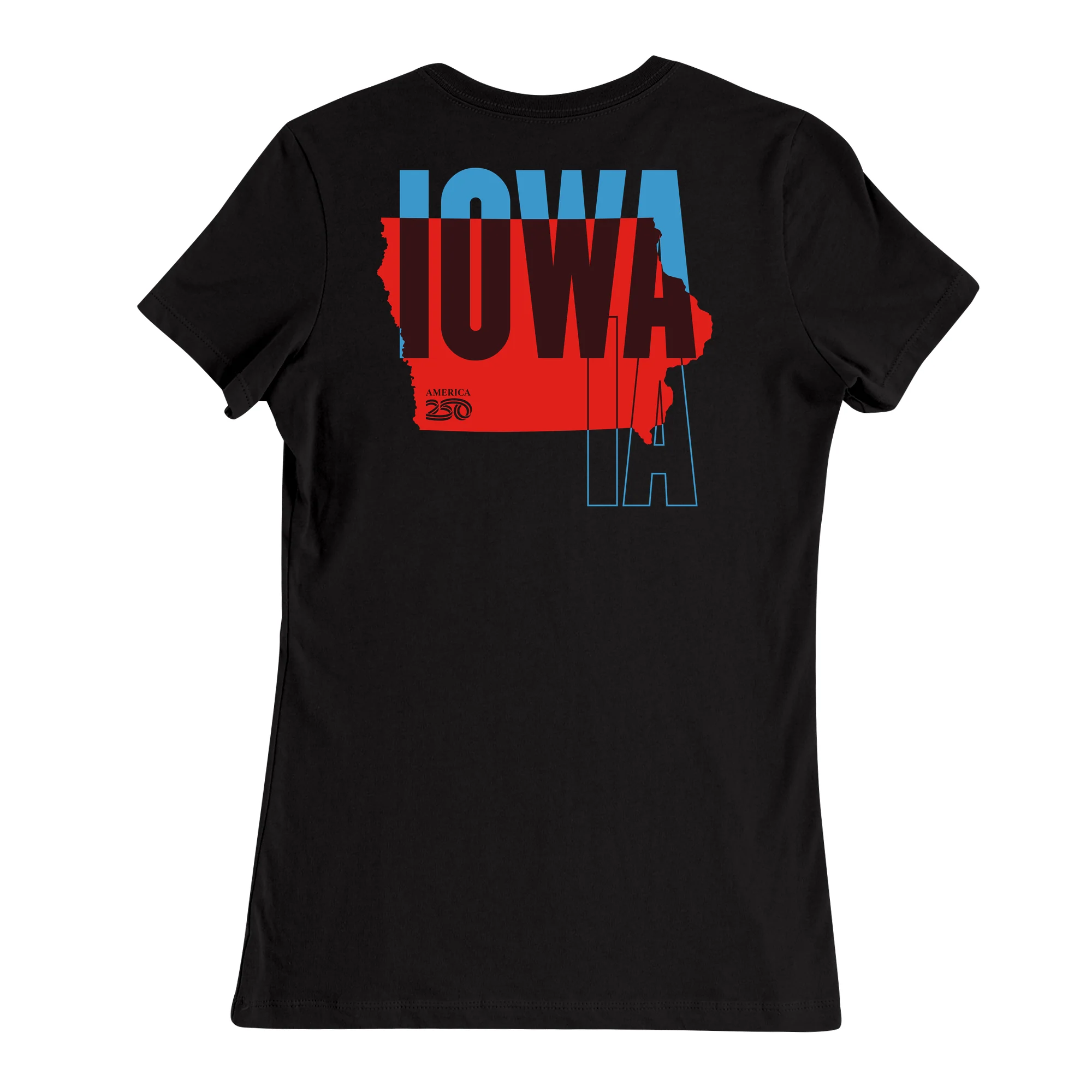 Official America250 Iowa Women's T-Shirt - Image 3