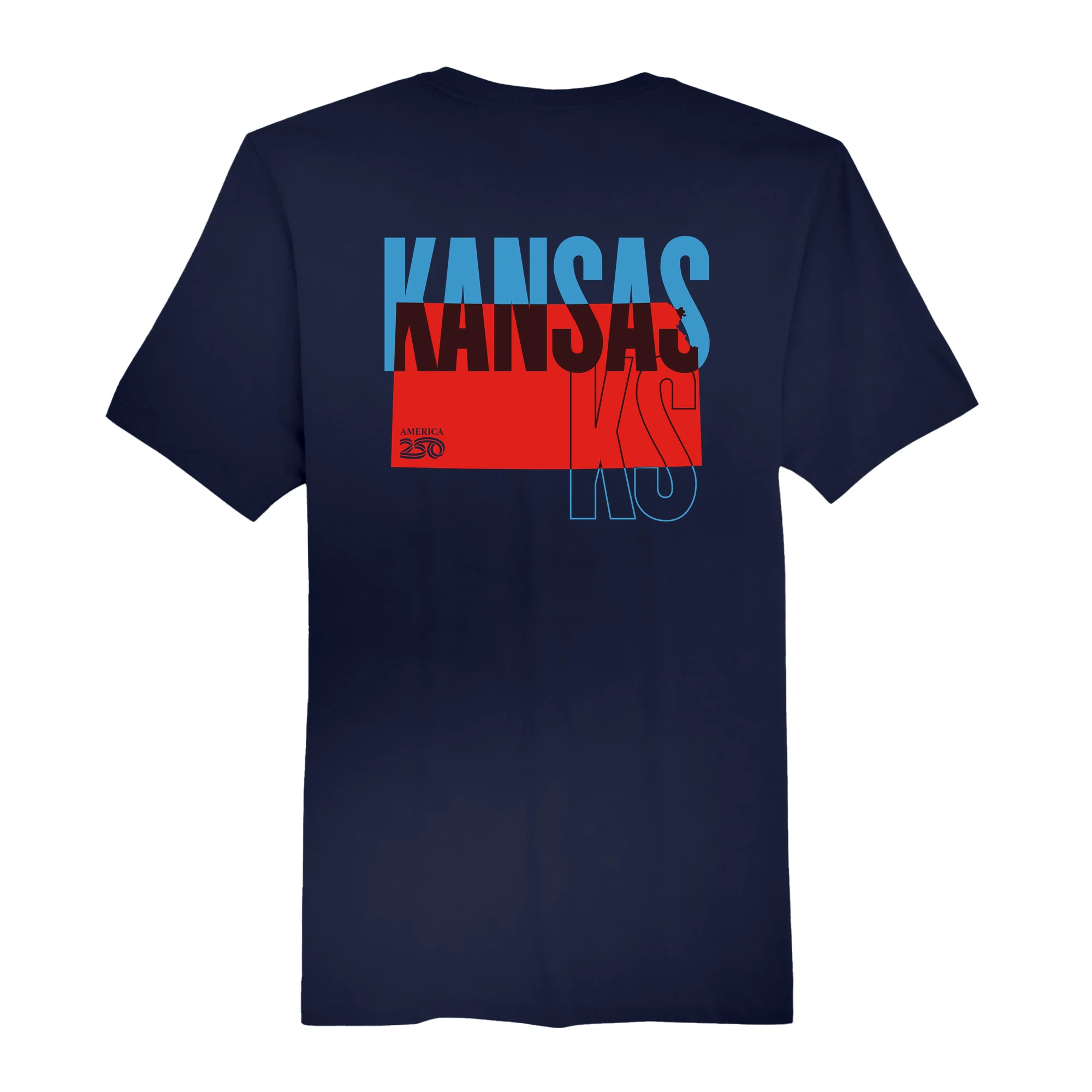 Official America250 Kansas Men's T-Shirt
