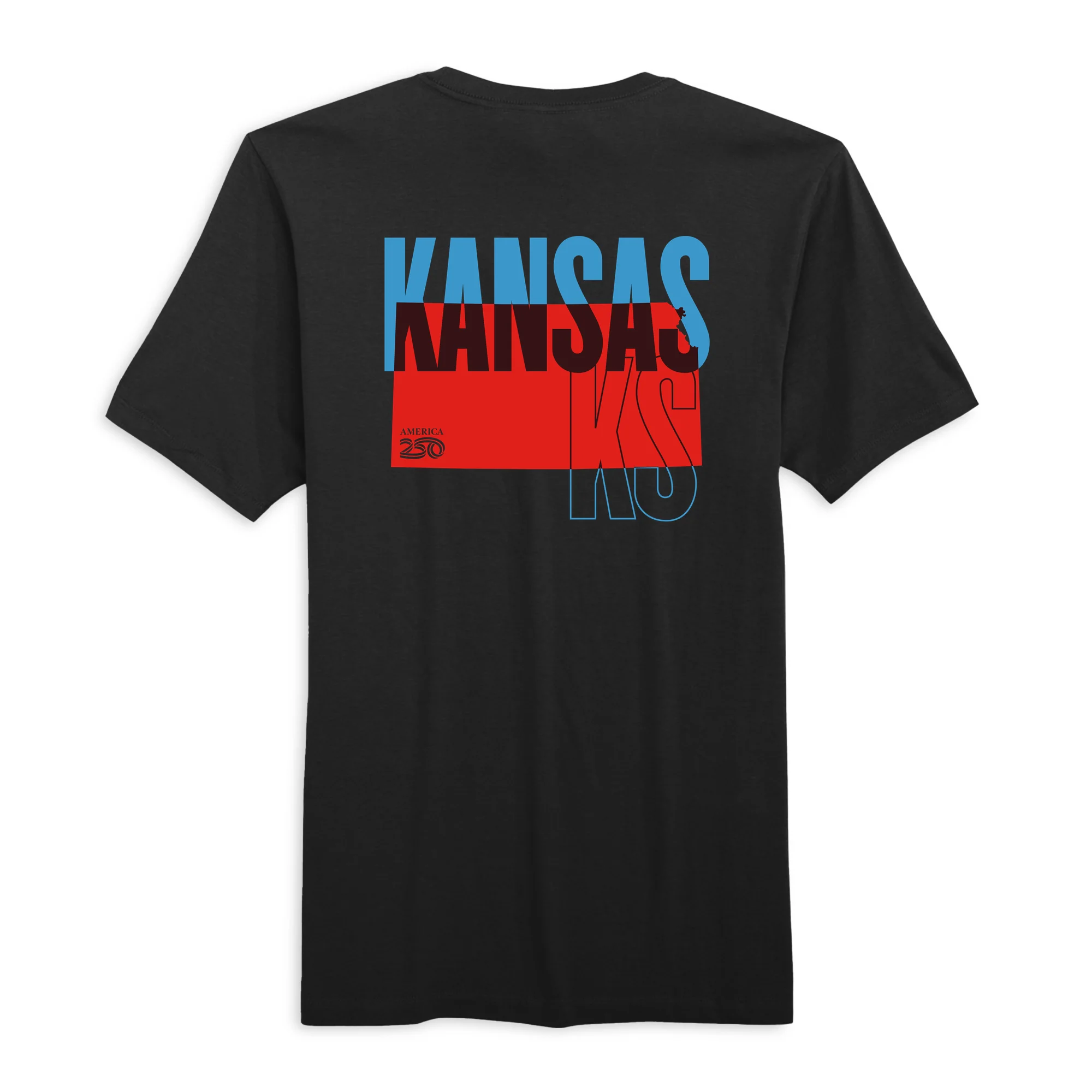 Official America250 Kansas Men's T-Shirt - Image 3