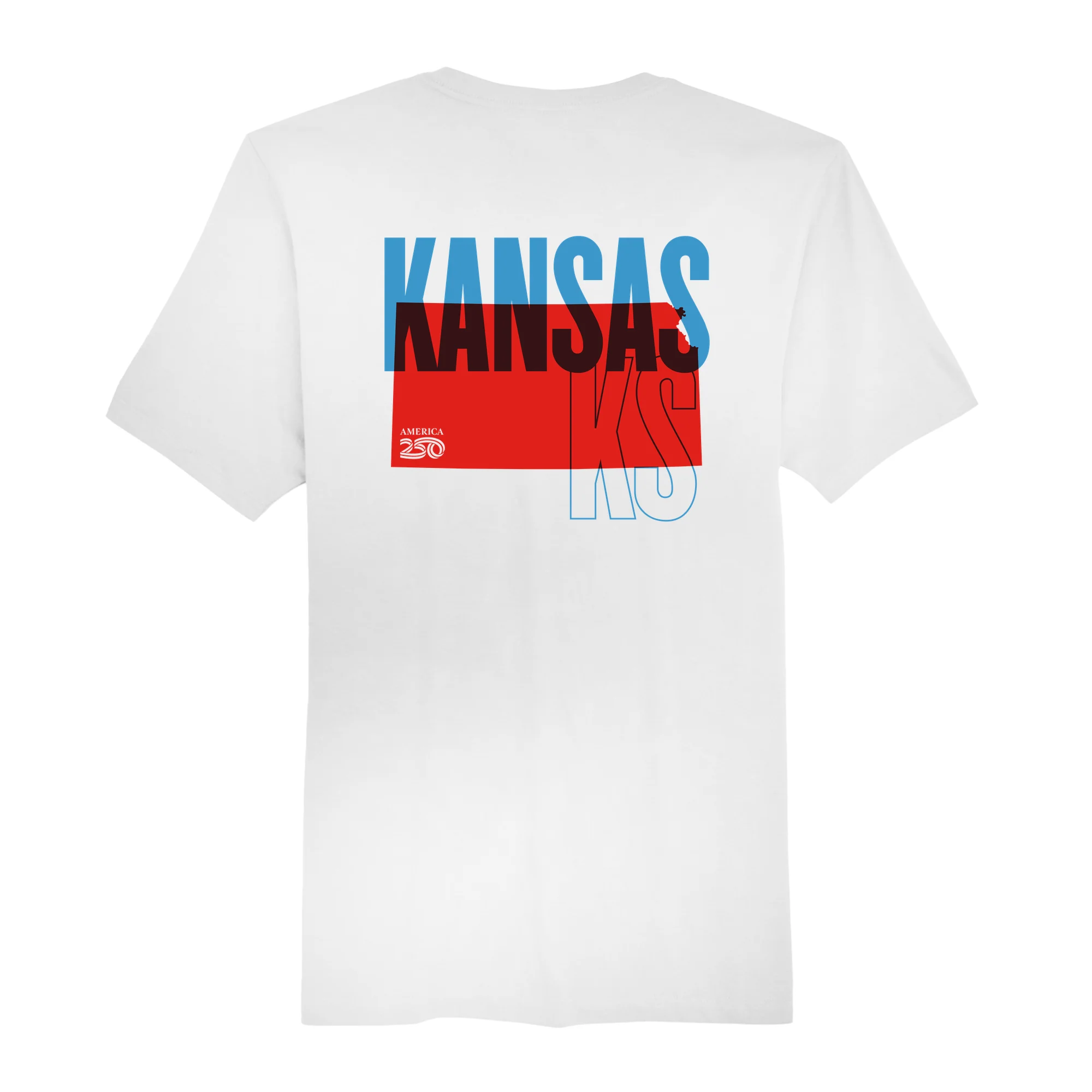 Official America250 Kansas Men's T-Shirt - Image 5