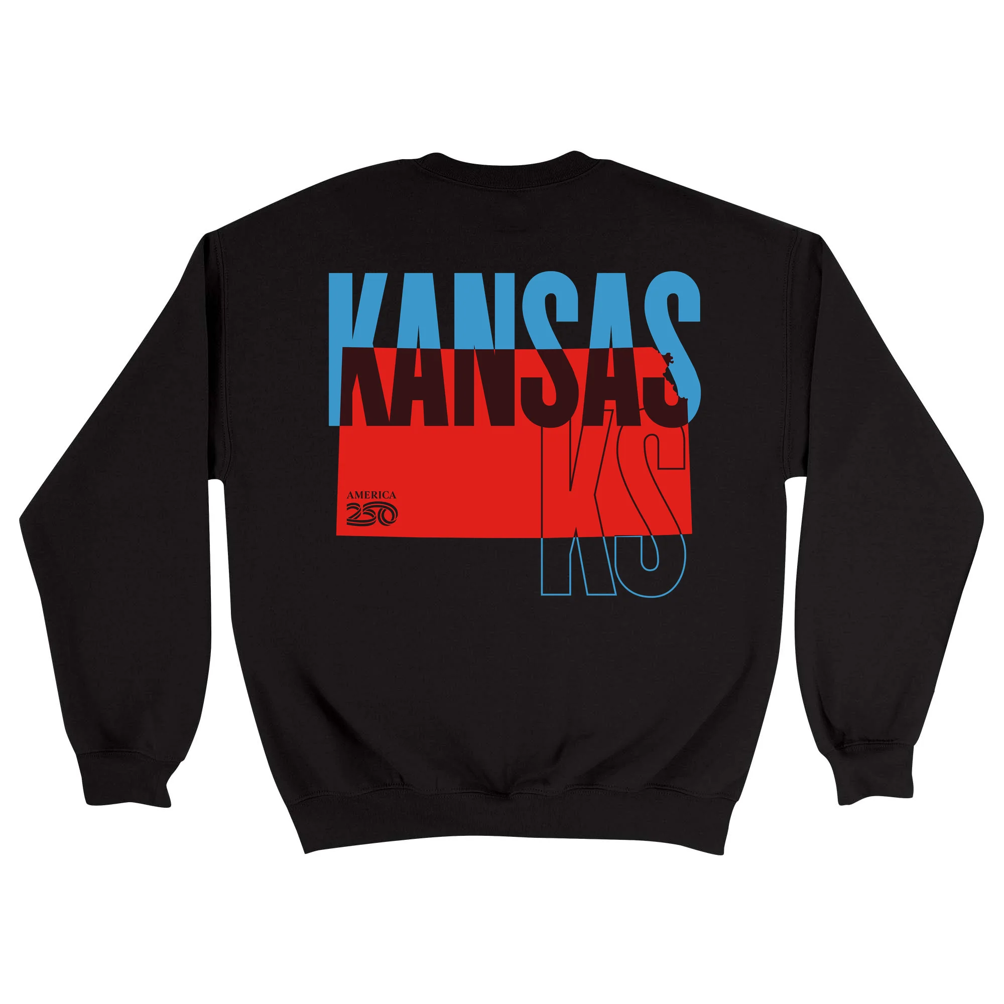 Official America250 Kansas Unisex Crewneck Sweatshirt - Image 5