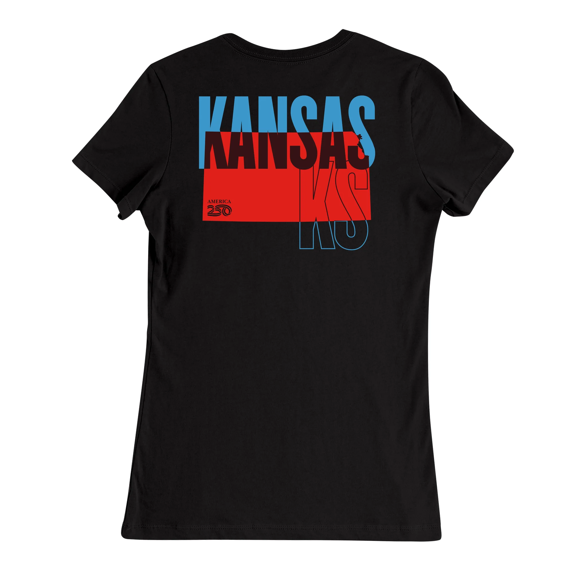 Official America250 Kansas Women's T-Shirt - Image 3