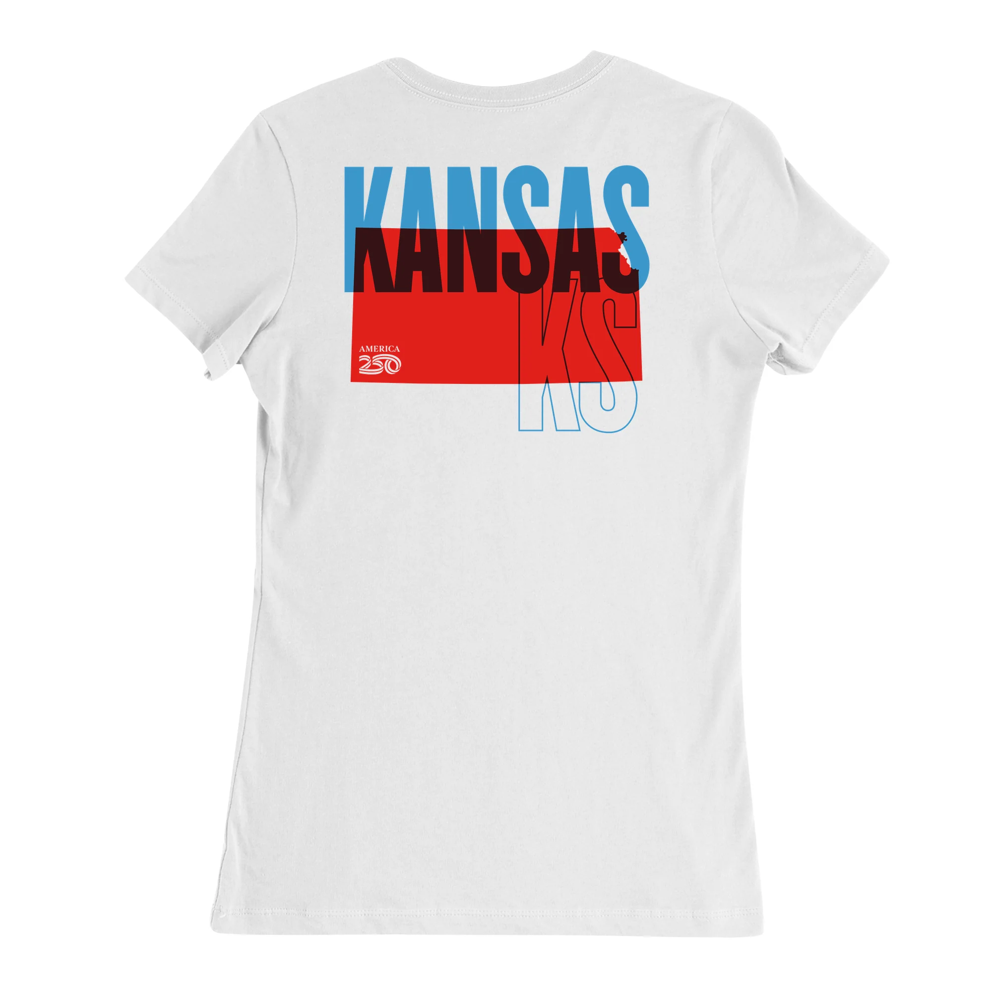 Official America250 Kansas Women's T-Shirt - Image 5