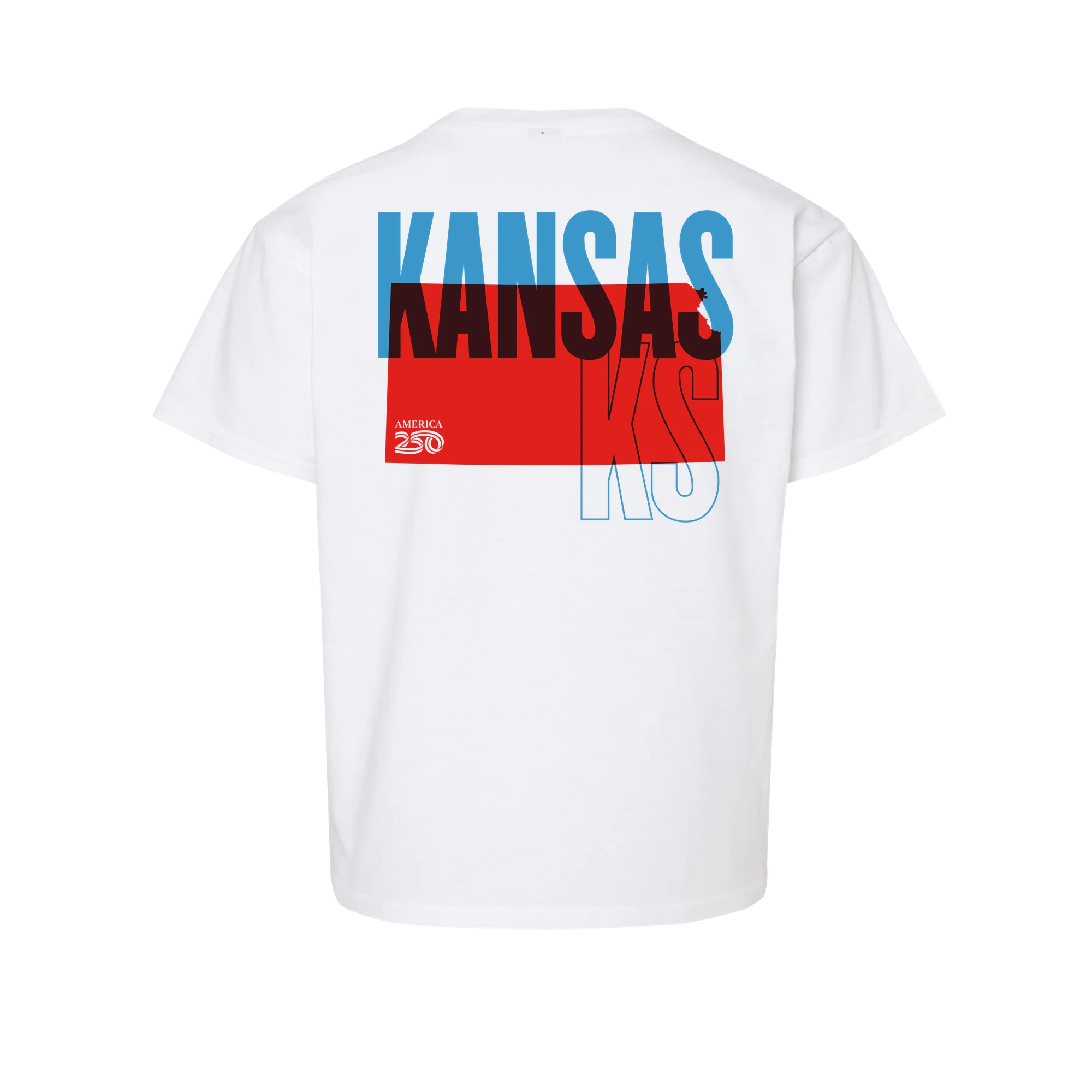 Official America250 Kansas Youth T-Shirt - Image 3
