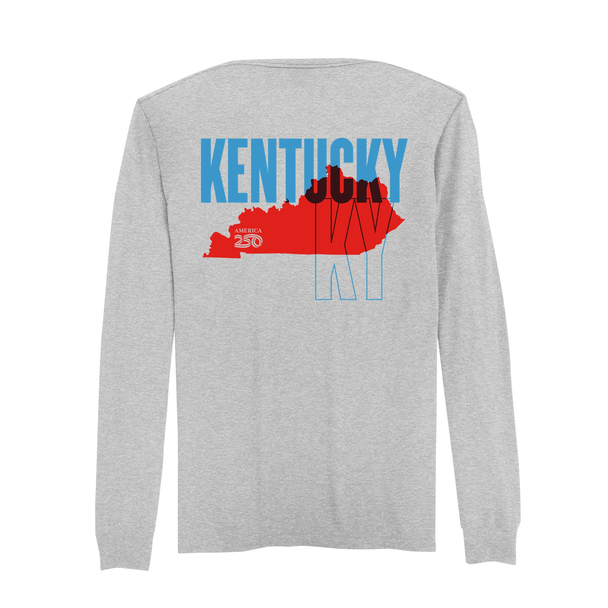 Official America250 Kentucky Men's Long Sleeve T-Shirt - Image 3