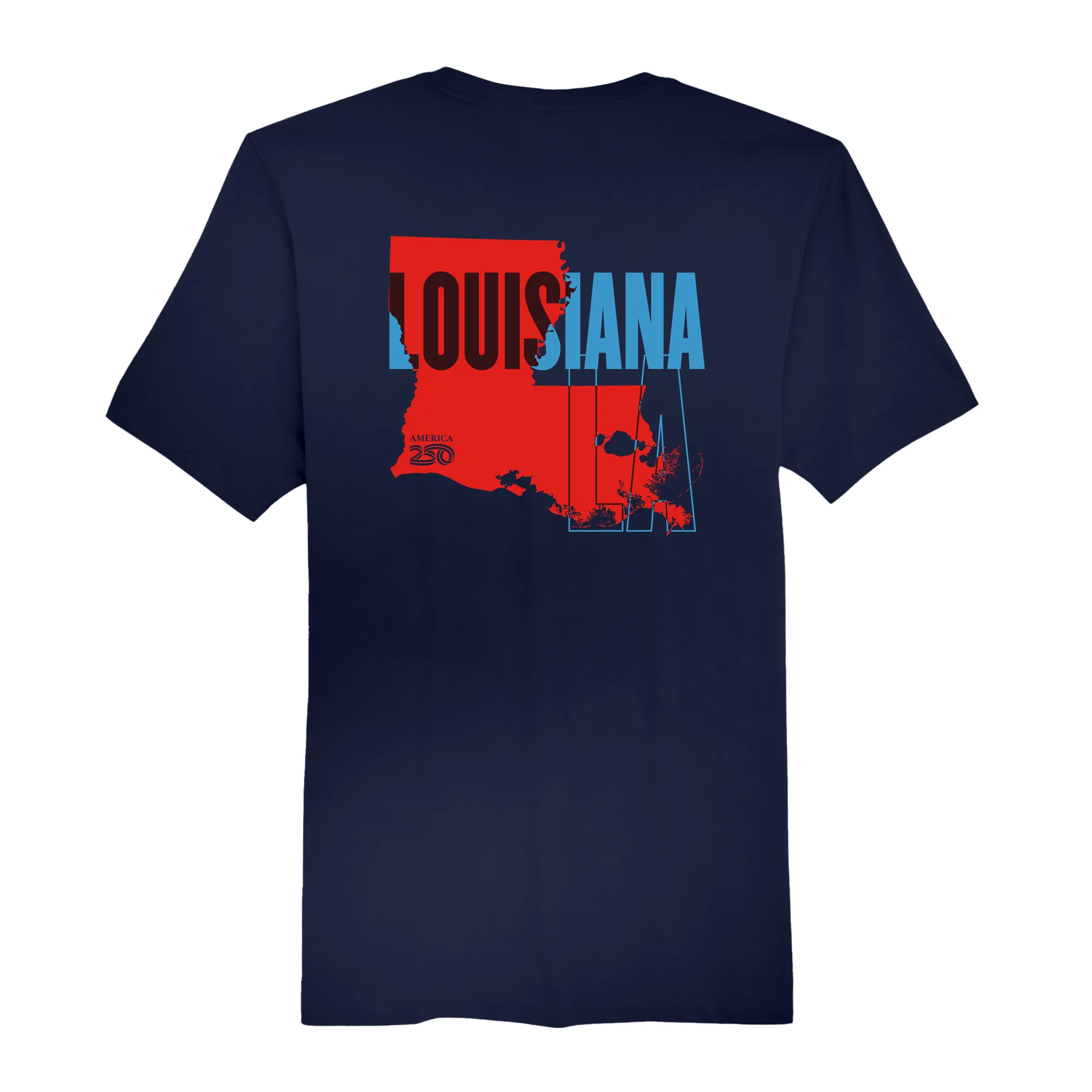 Official America250 Louisiana Men's T-Shirt